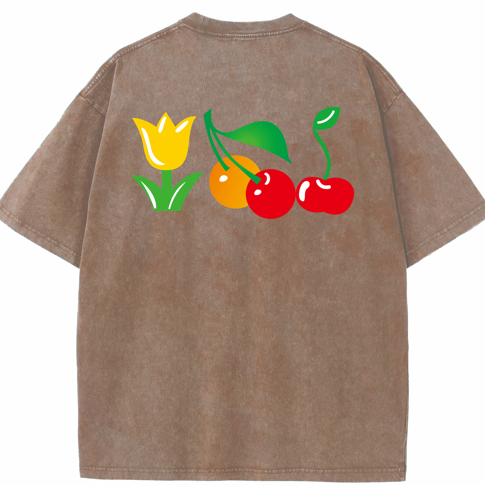 （画像用） Hello Kitty ハローキティ 綿100% ヴィンテージ風 半袖Tシャツ（背面プリント）