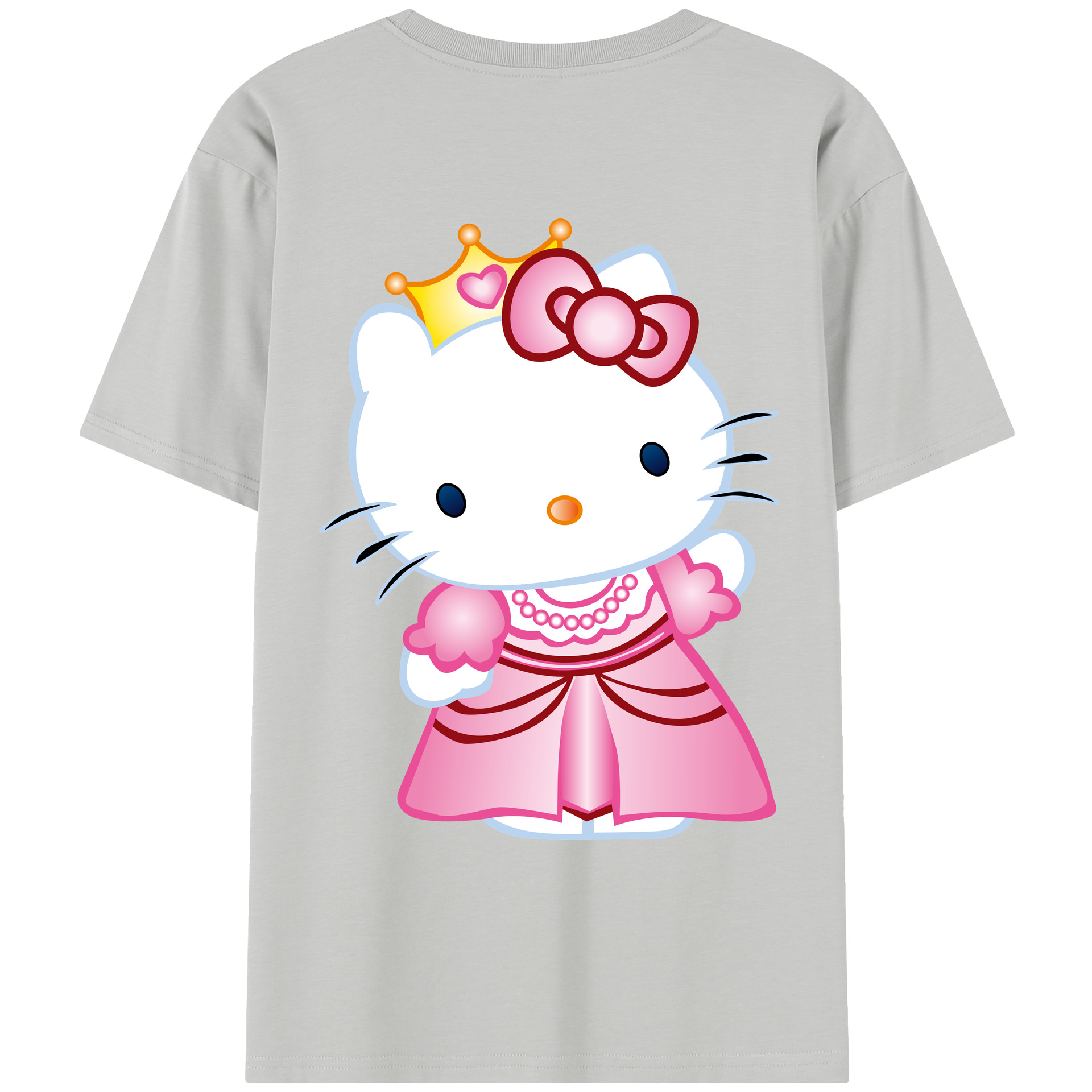 （画像用） Hello Kitty ハローキティ レディース半袖Tシャツ(バックプリント)