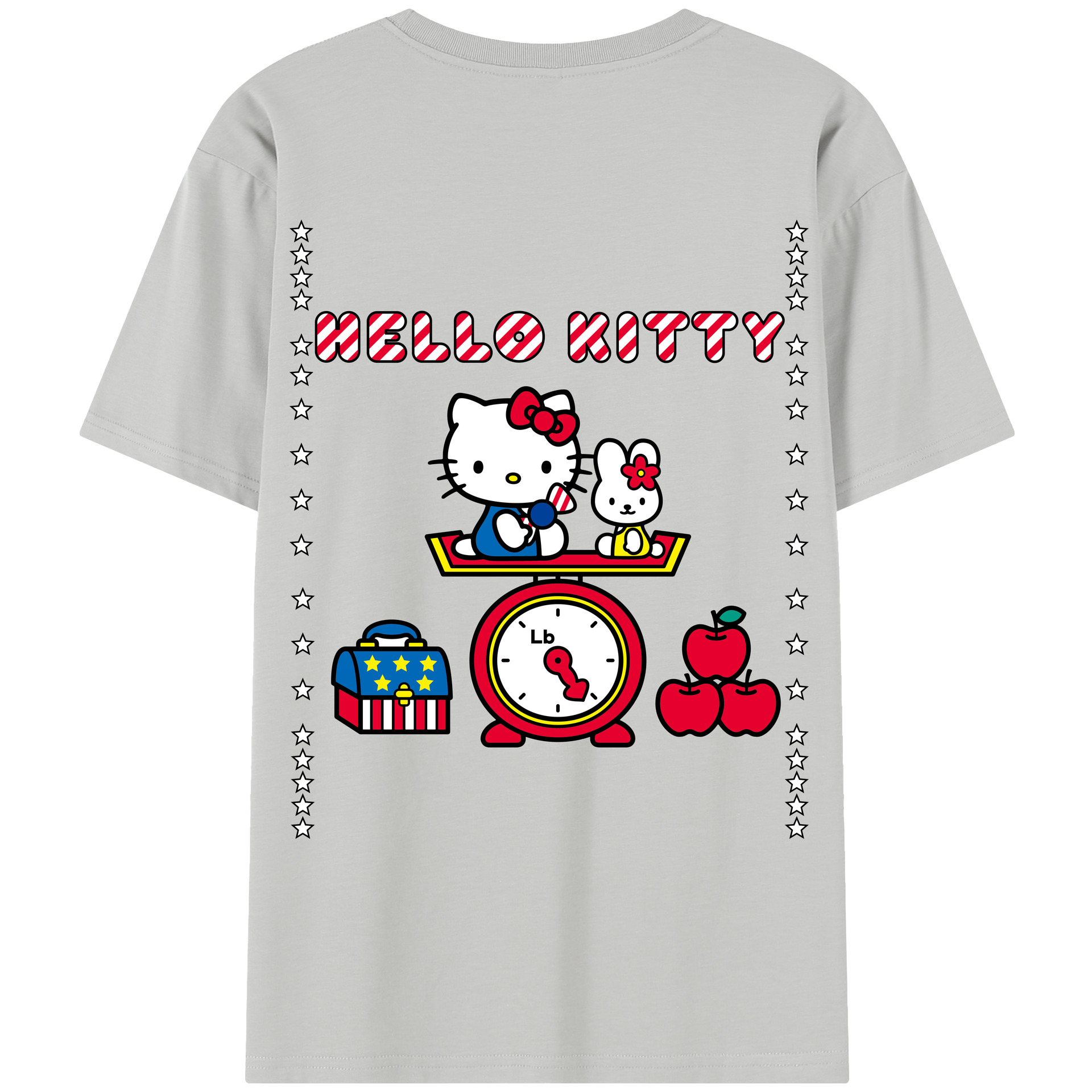 （画像用） Hello Kitty ハローキティ レディース半袖Tシャツ(バックプリント)
