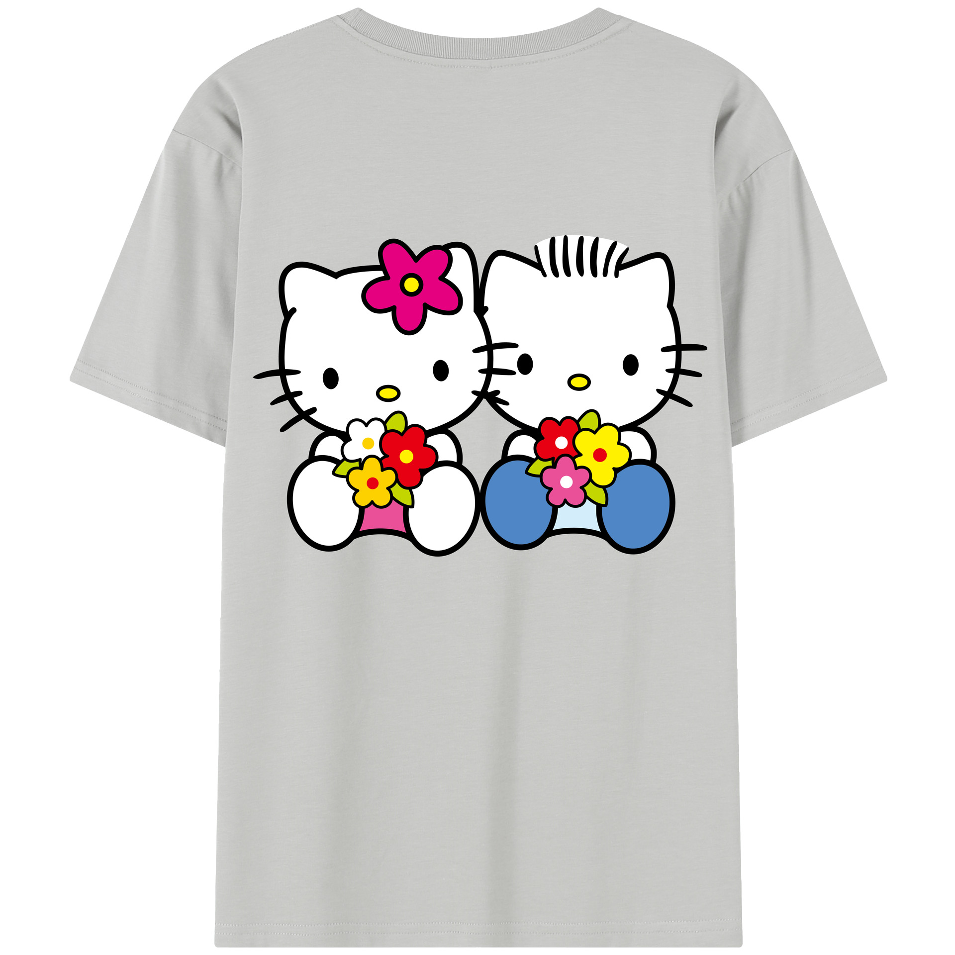 （画像用） Hello Kitty ハローキティ レディース半袖Tシャツ(バックプリント)