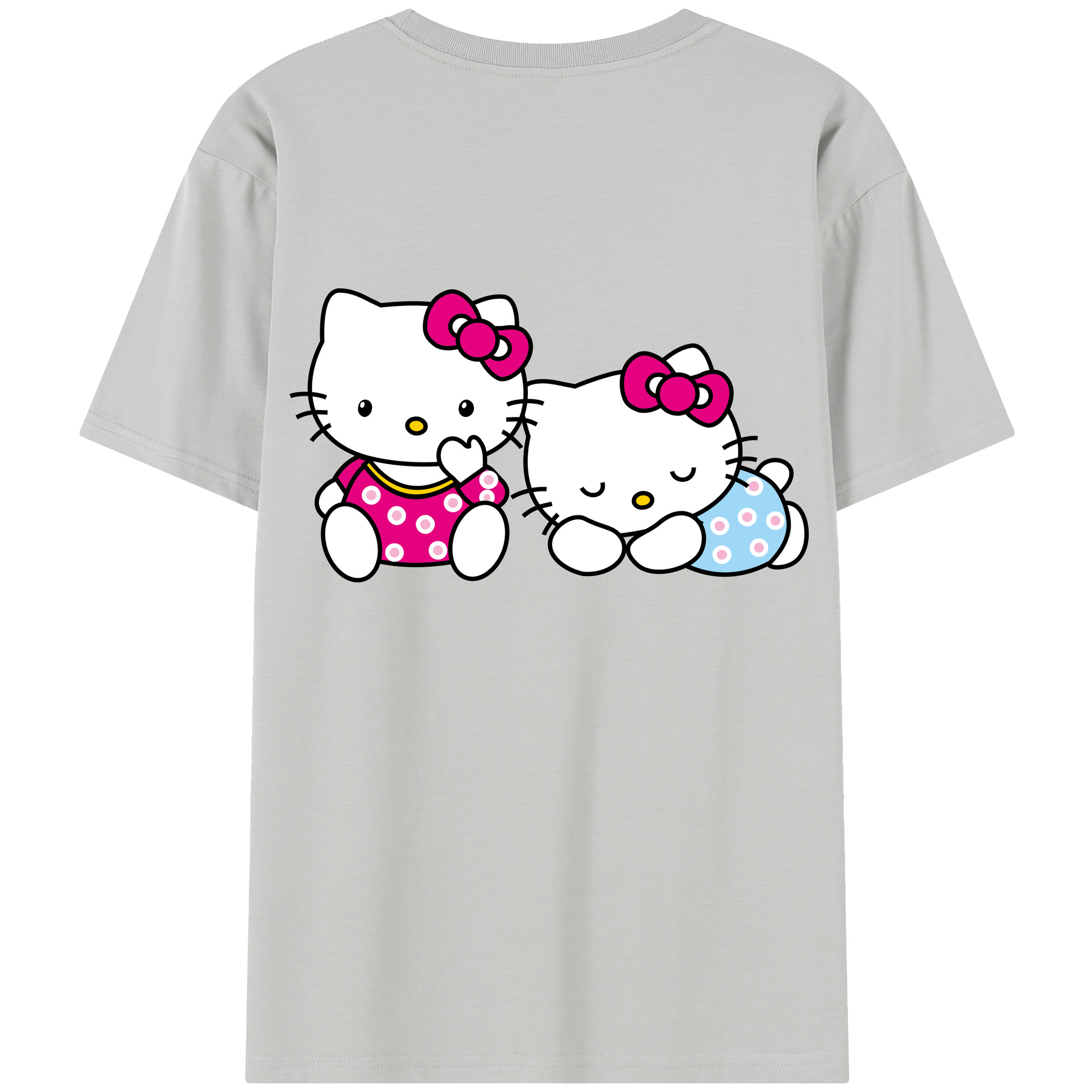 （画像用） Hello Kitty ハローキティ レディース半袖Tシャツ(バックプリント)