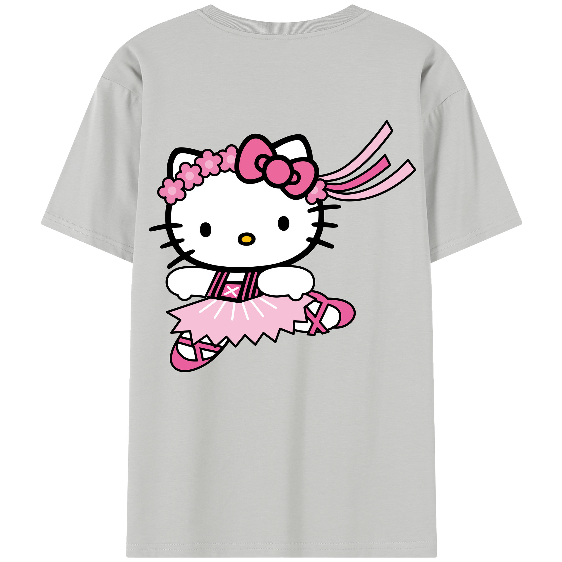 （画像用） Hello Kitty ハローキティ レディース半袖Tシャツ(バックプリント)