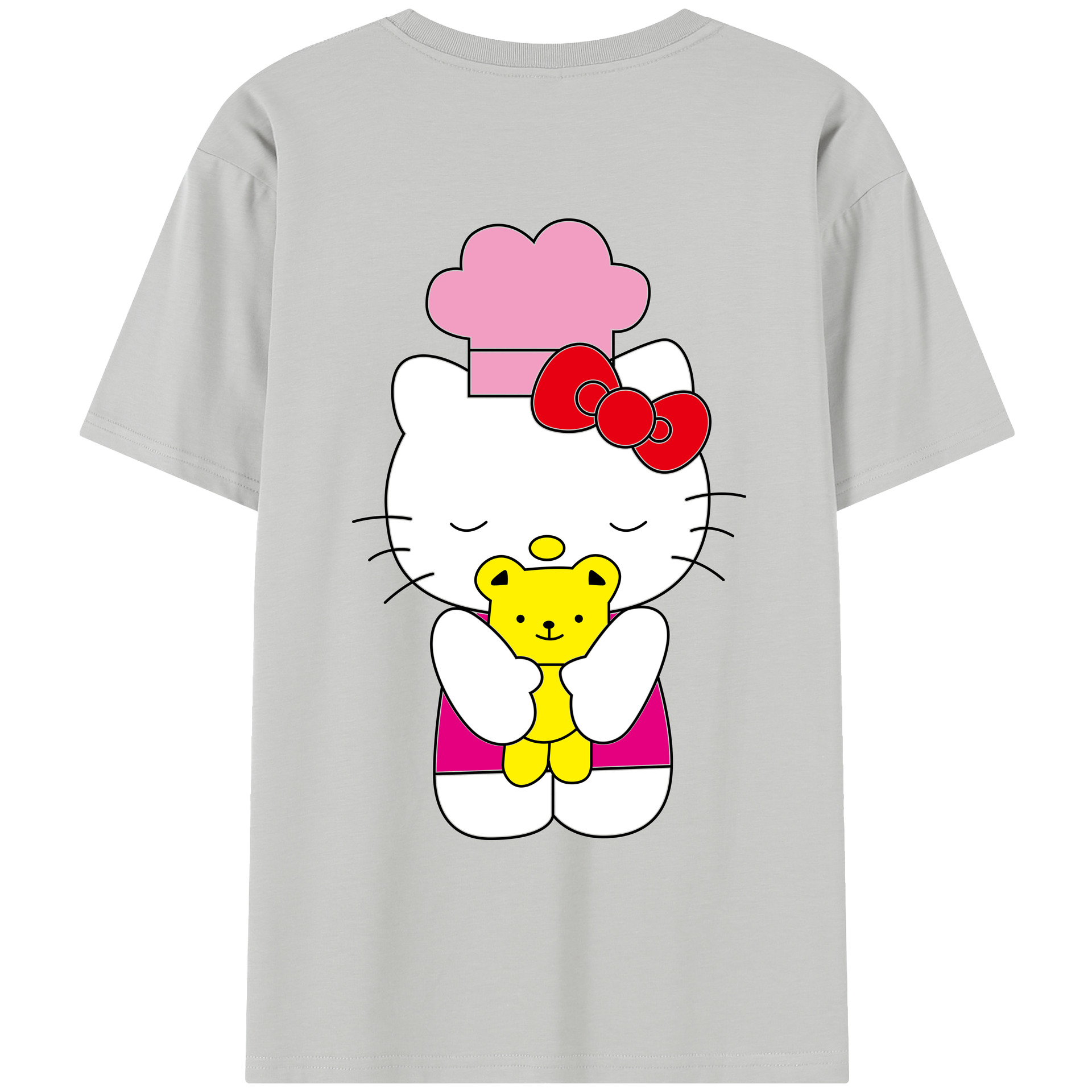 （画像用） Hello Kitty ハローキティ レディース半袖Tシャツ(バックプリント)