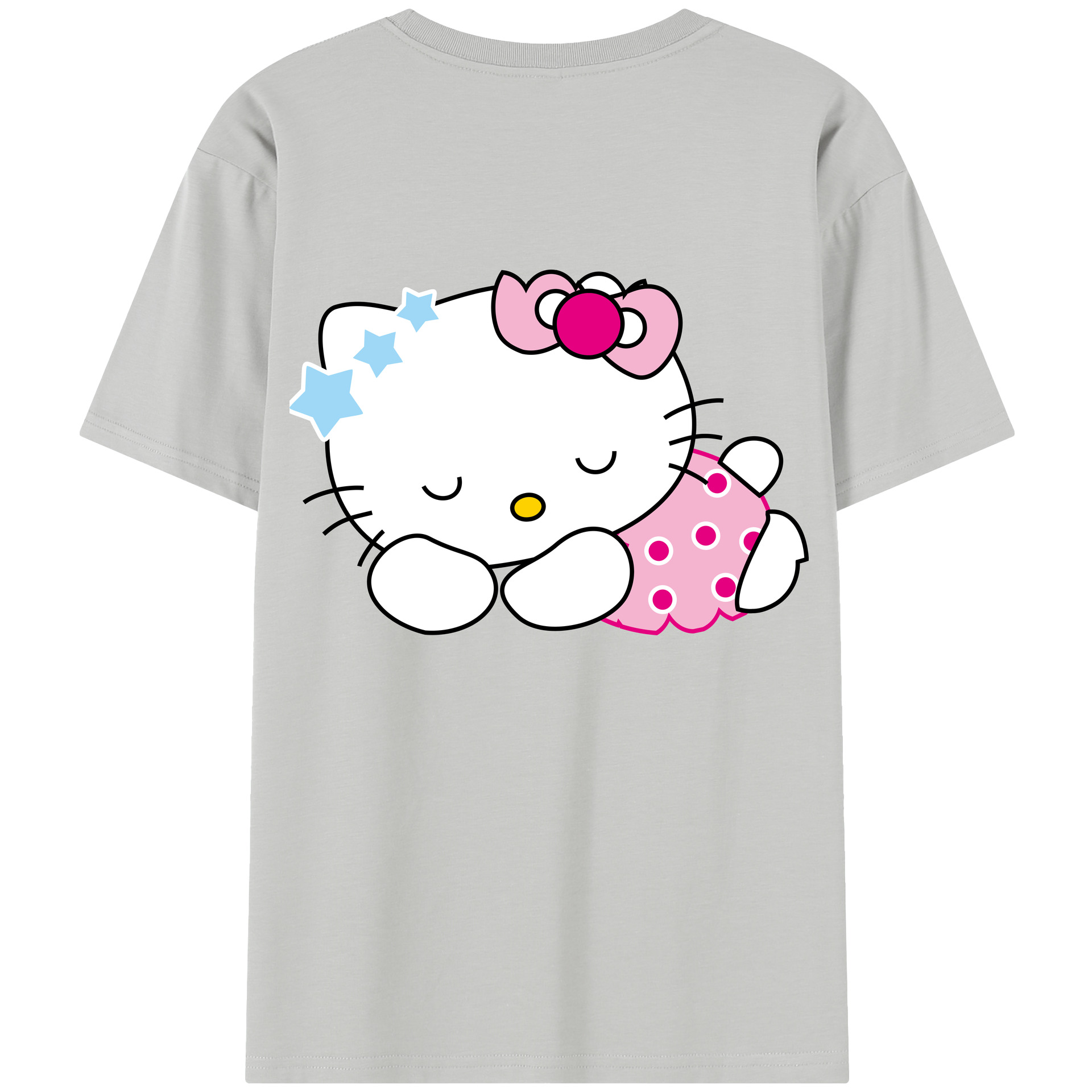 （画像用） Hello Kitty ハローキティ レディース半袖Tシャツ(バックプリント)