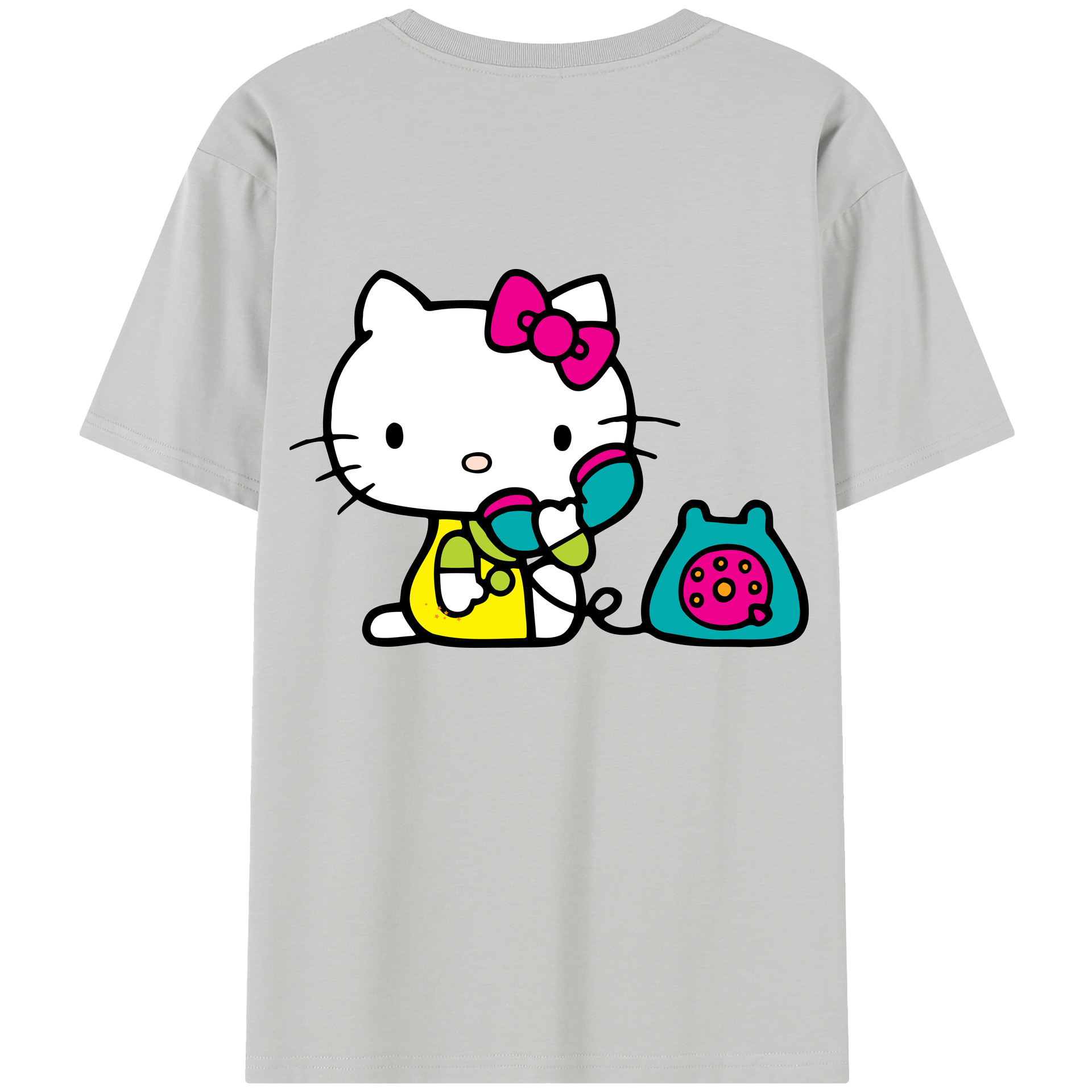 （画像用） Hello Kitty ハローキティ レディース半袖Tシャツ(バックプリント)