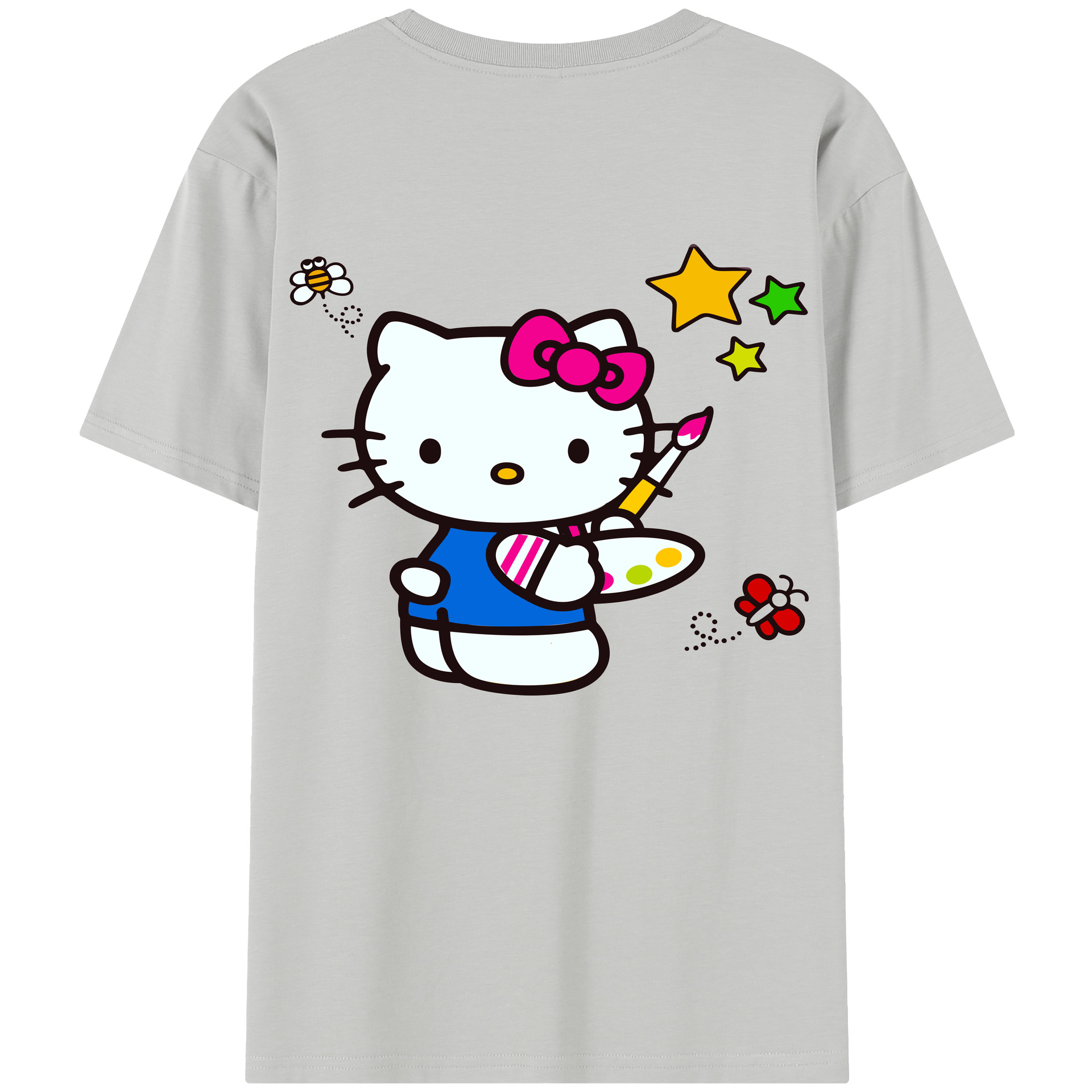 （画像用） Hello Kitty ハローキティ レディース半袖Tシャツ(バックプリント)