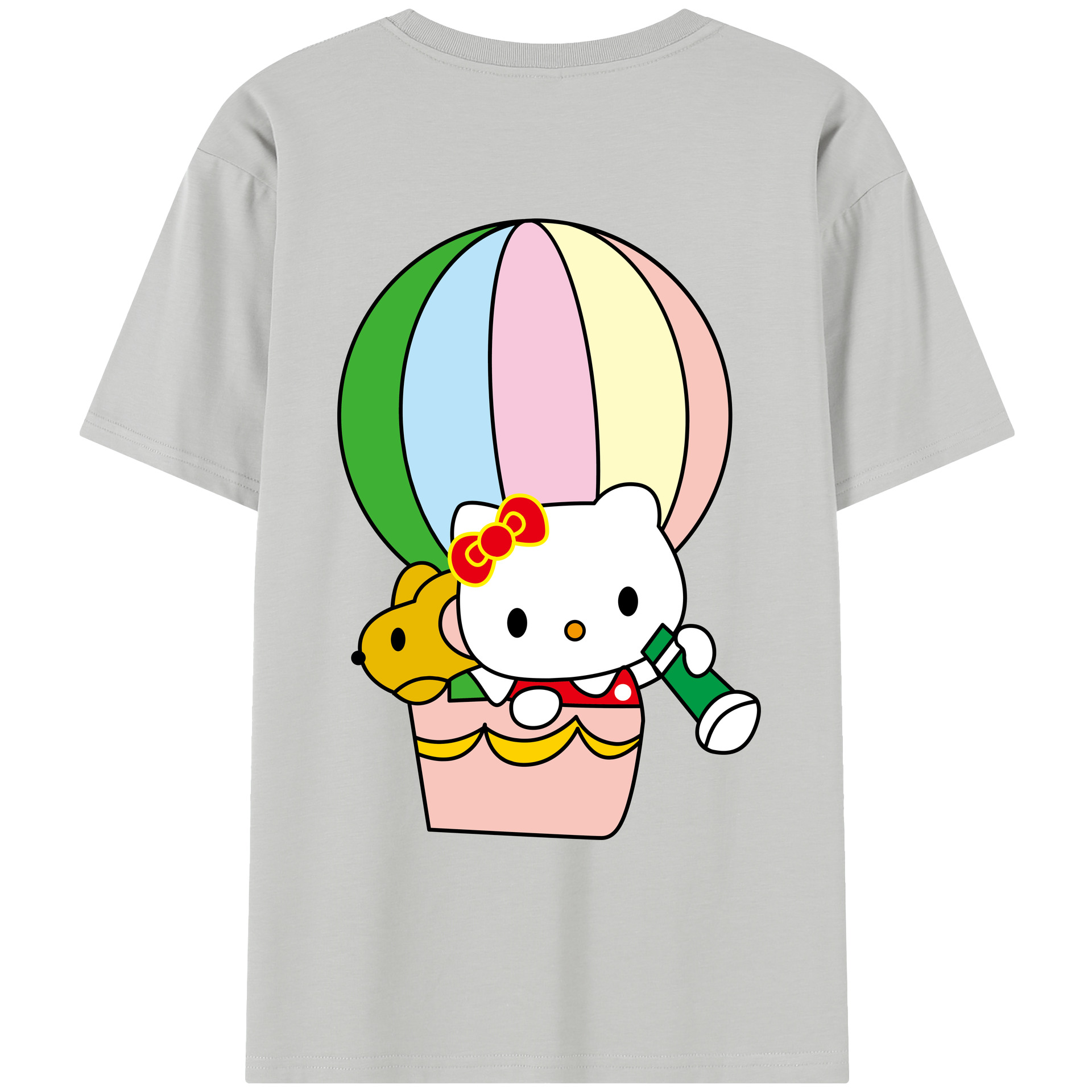 （画像用） Hello Kitty ハローキティ レディース半袖Tシャツ(バックプリント)