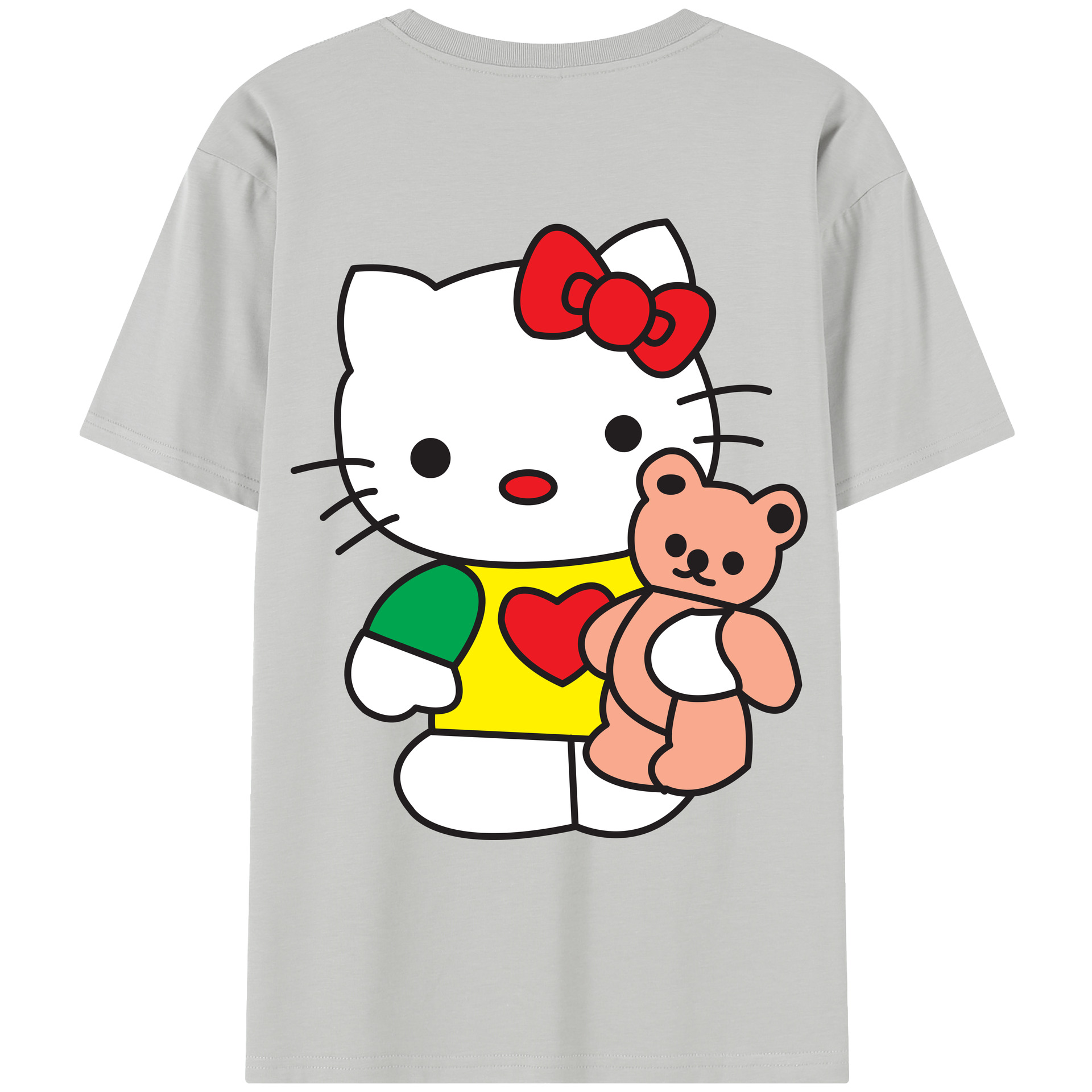 （画像用） Hello Kitty ハローキティ レディース半袖Tシャツ(バックプリント)