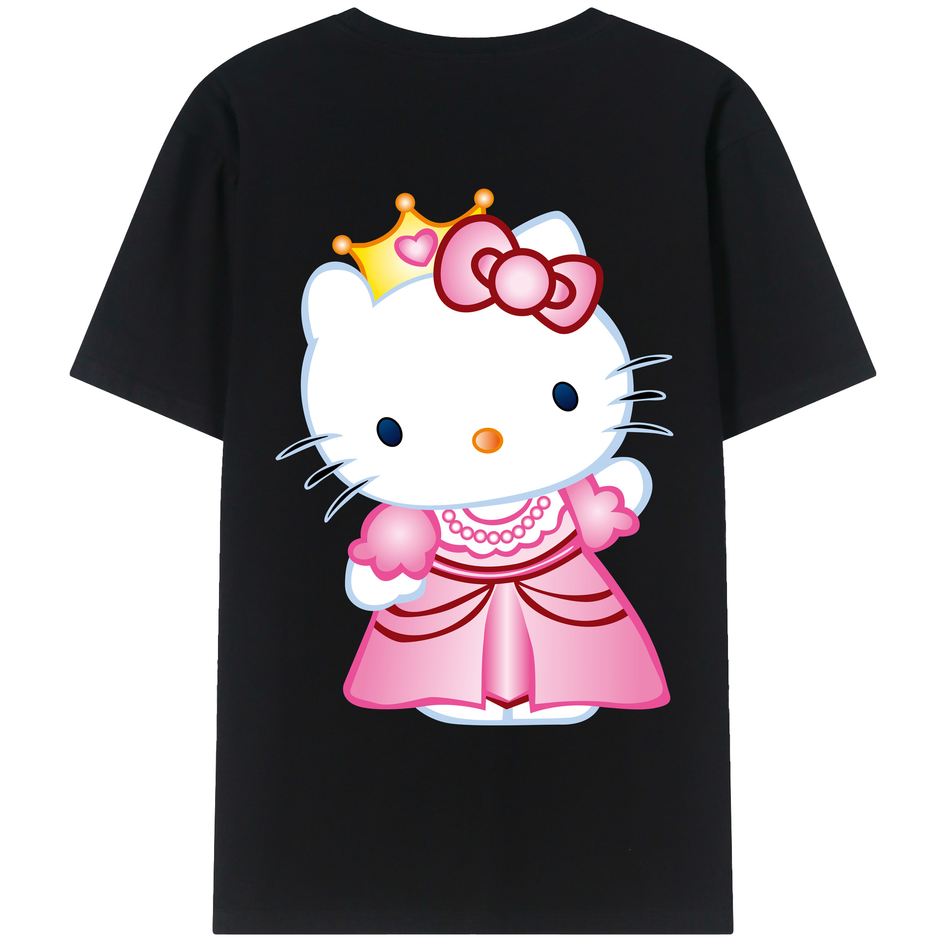 （画像用） Hello Kitty ハローキティ レディース半袖Tシャツ(バックプリント)