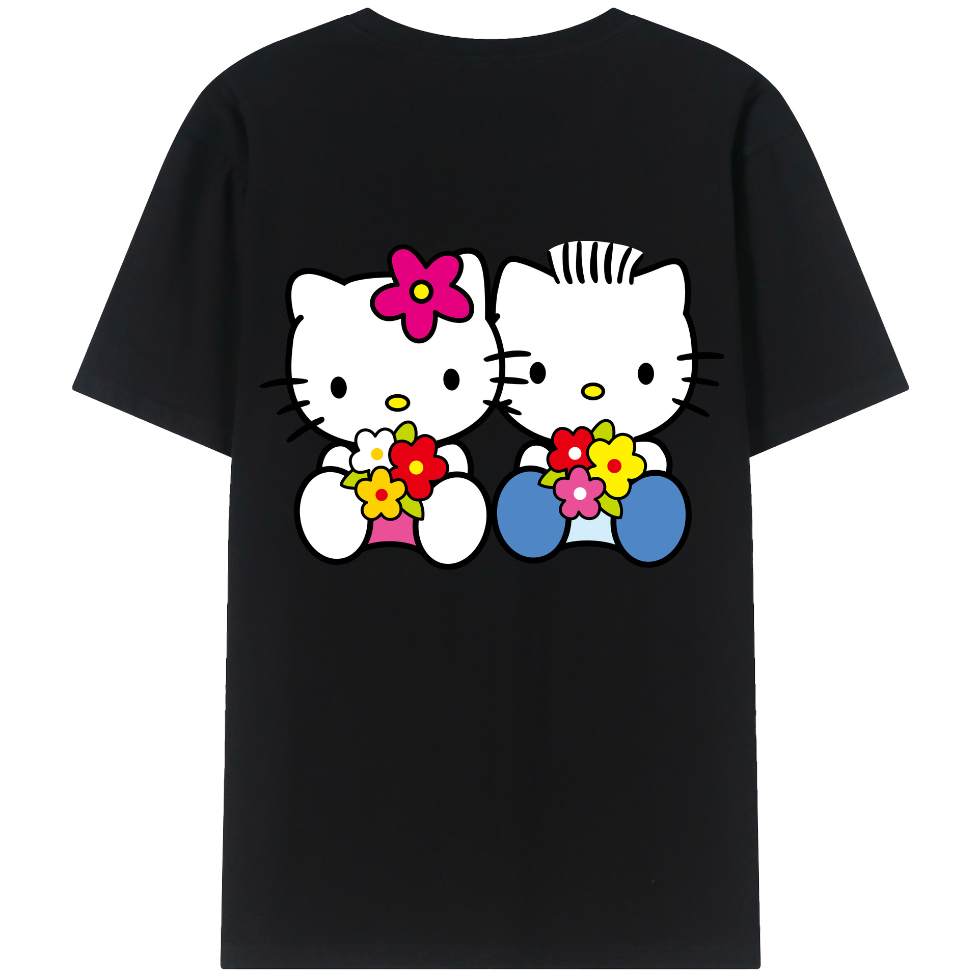（画像用） Hello Kitty ハローキティ レディース半袖Tシャツ(バックプリント)