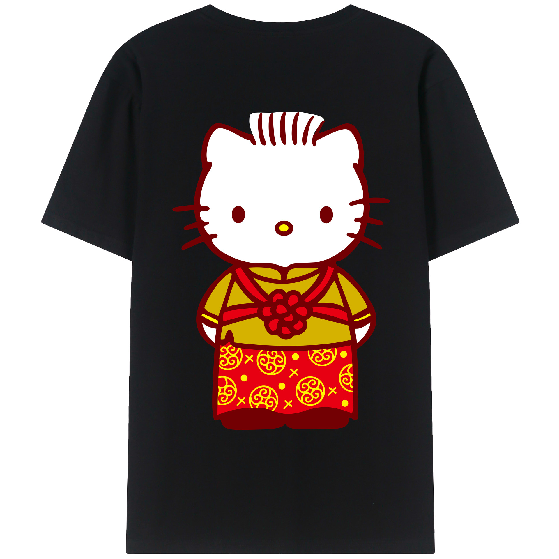 （画像用） Hello Kitty ハローキティ レディース半袖Tシャツ(バックプリント)