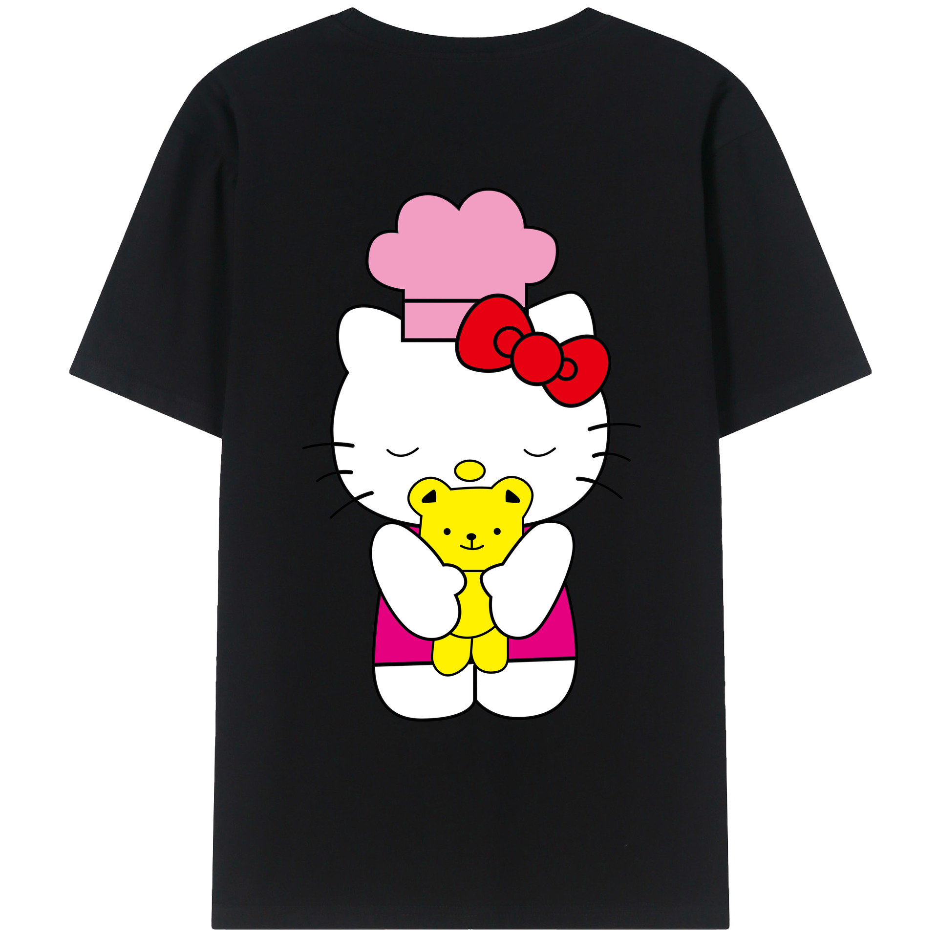（画像用） Hello Kitty ハローキティ レディース半袖Tシャツ(バックプリント)
