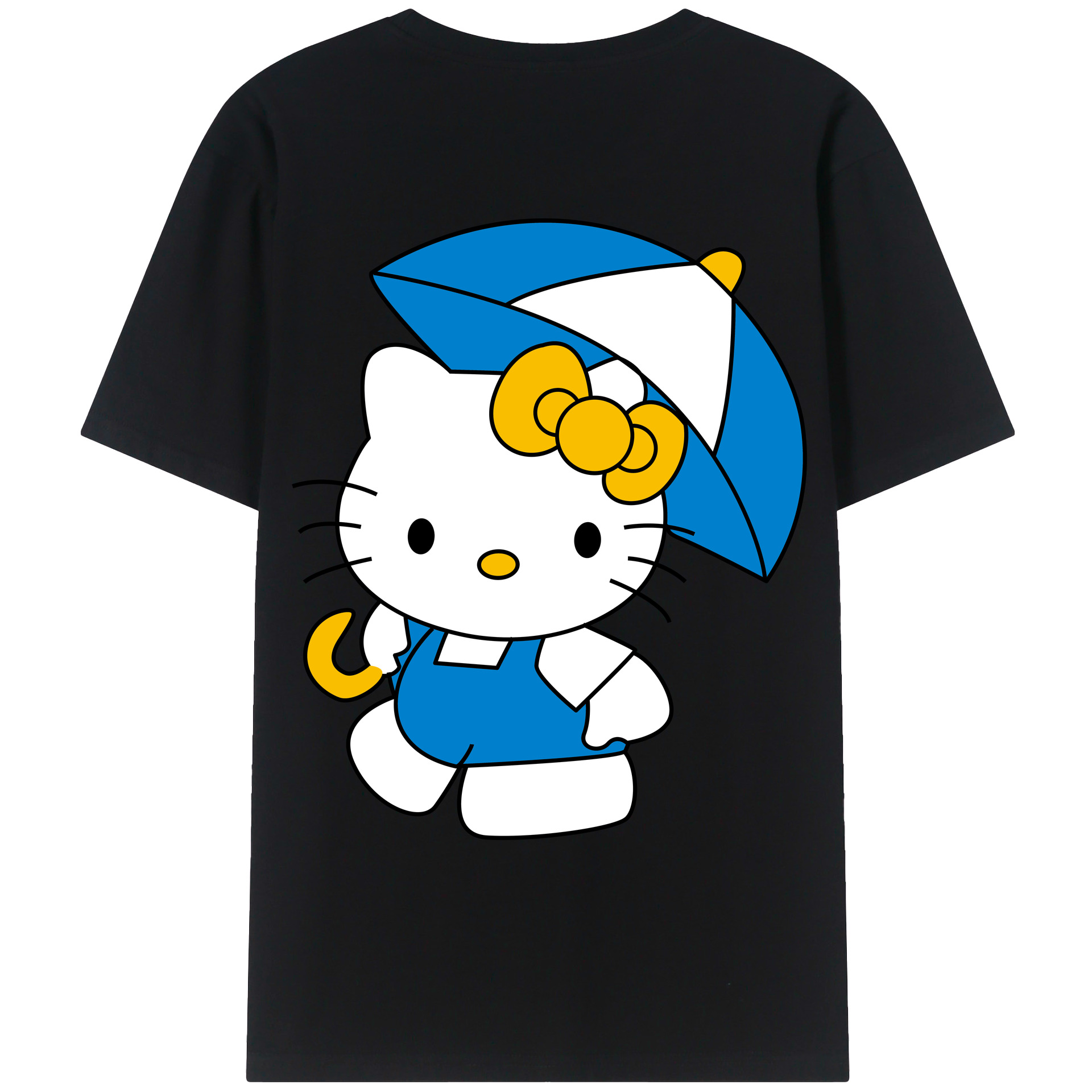 （画像用） Hello Kitty ハローキティ レディース半袖Tシャツ(バックプリント)