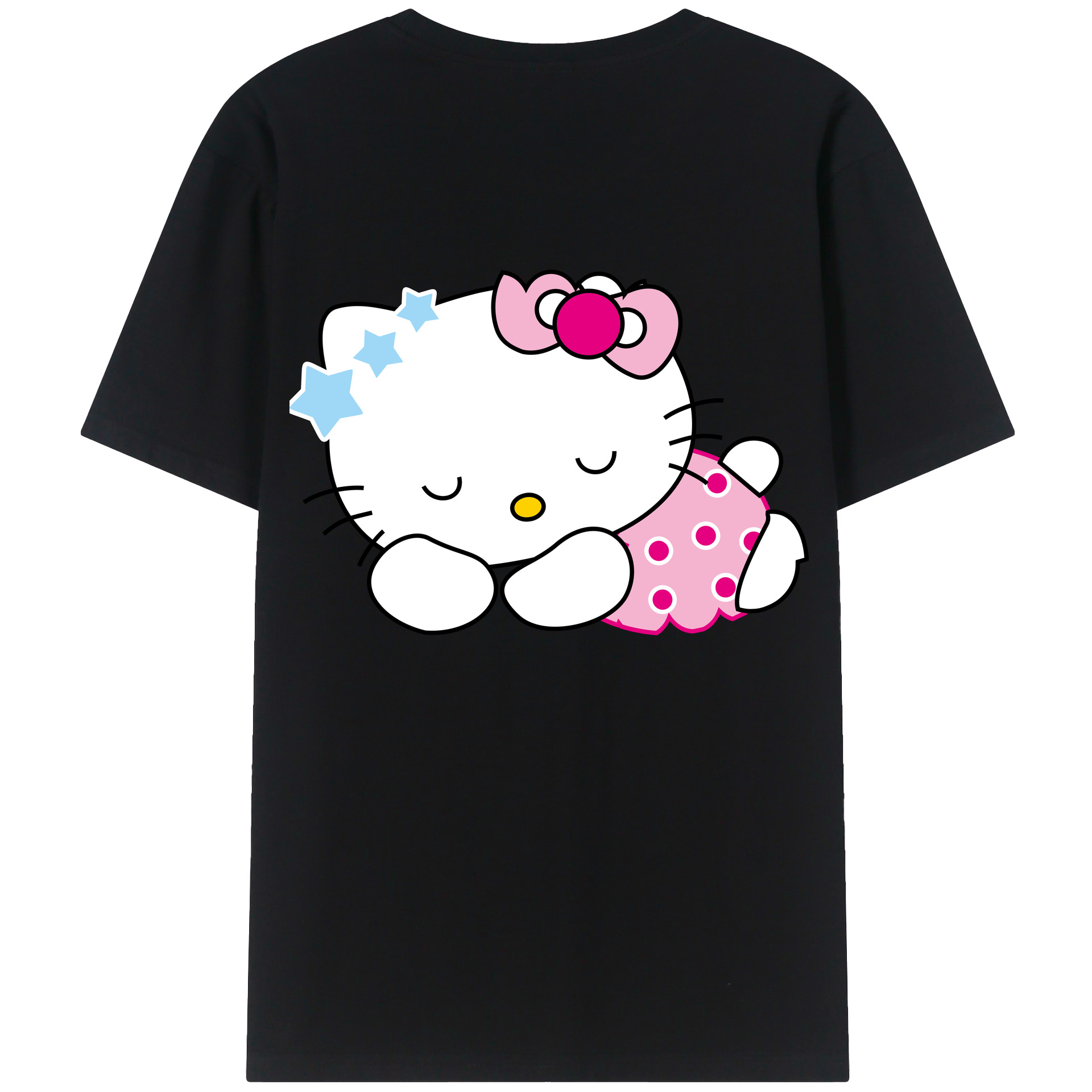 （画像用） Hello Kitty ハローキティ レディース半袖Tシャツ(バックプリント)