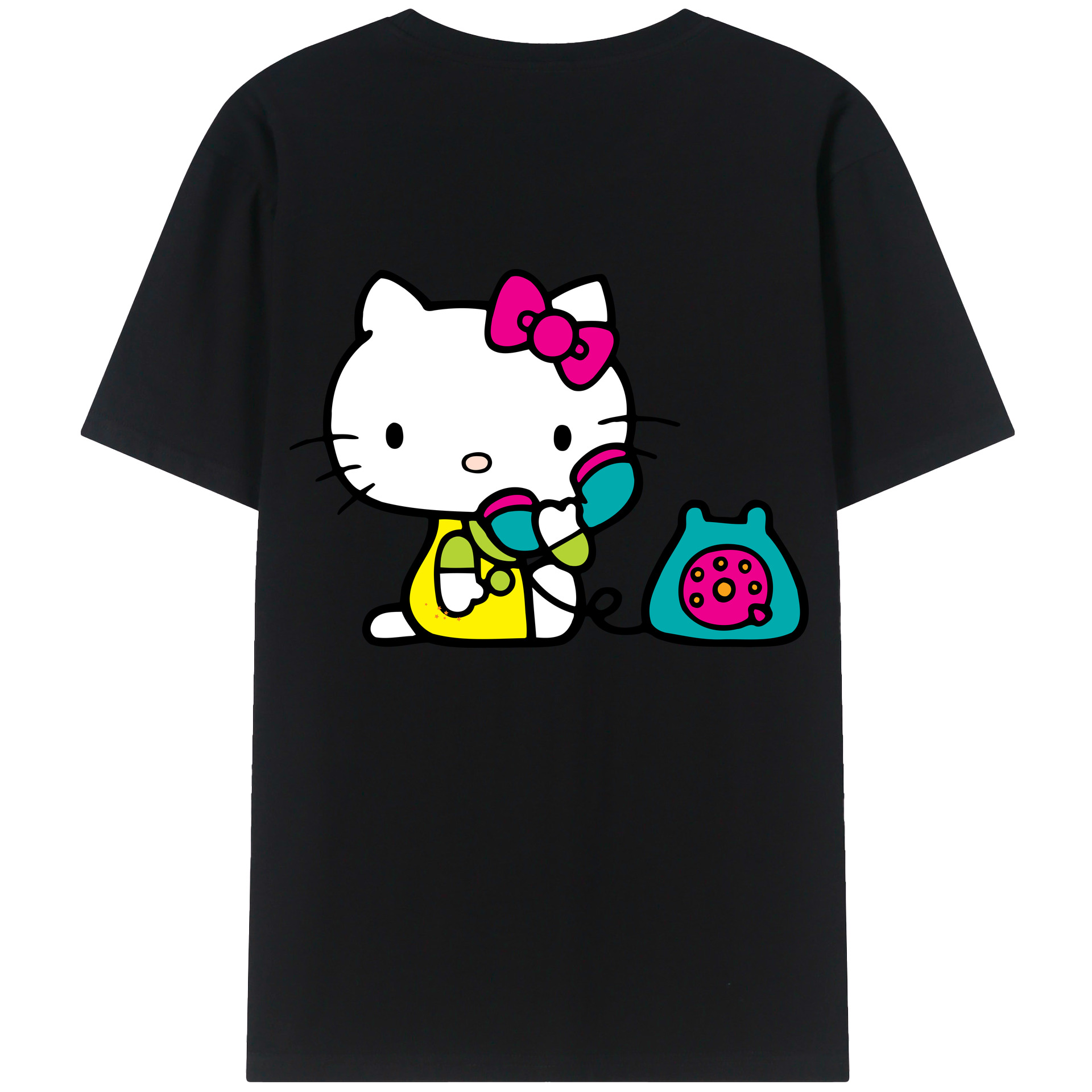 （画像用） Hello Kitty ハローキティ レディース半袖Tシャツ(バックプリント)