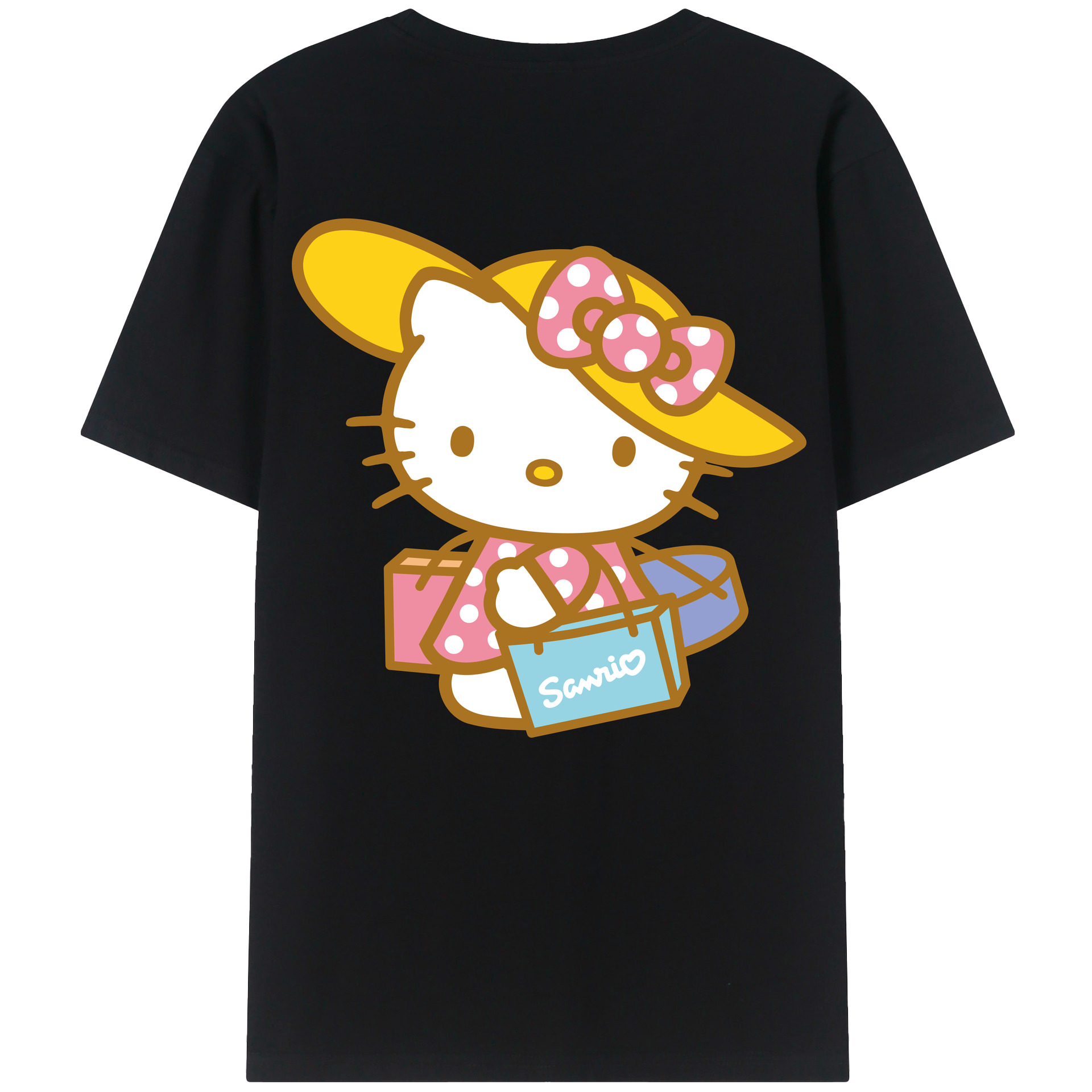 （画像用） Hello Kitty ハローキティ レディース半袖Tシャツ(バックプリント)