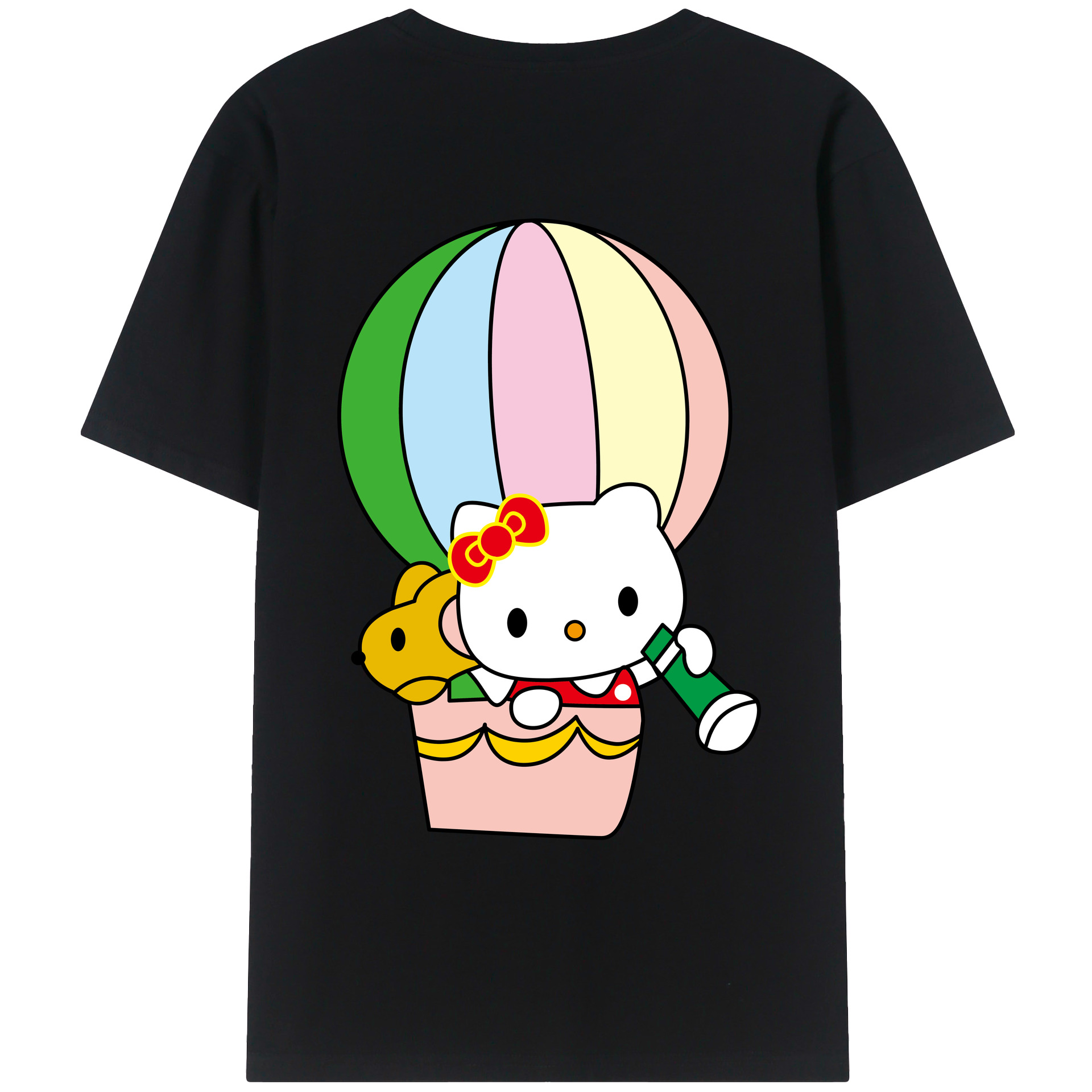 （画像用） Hello Kitty ハローキティ レディース半袖Tシャツ(バックプリント)