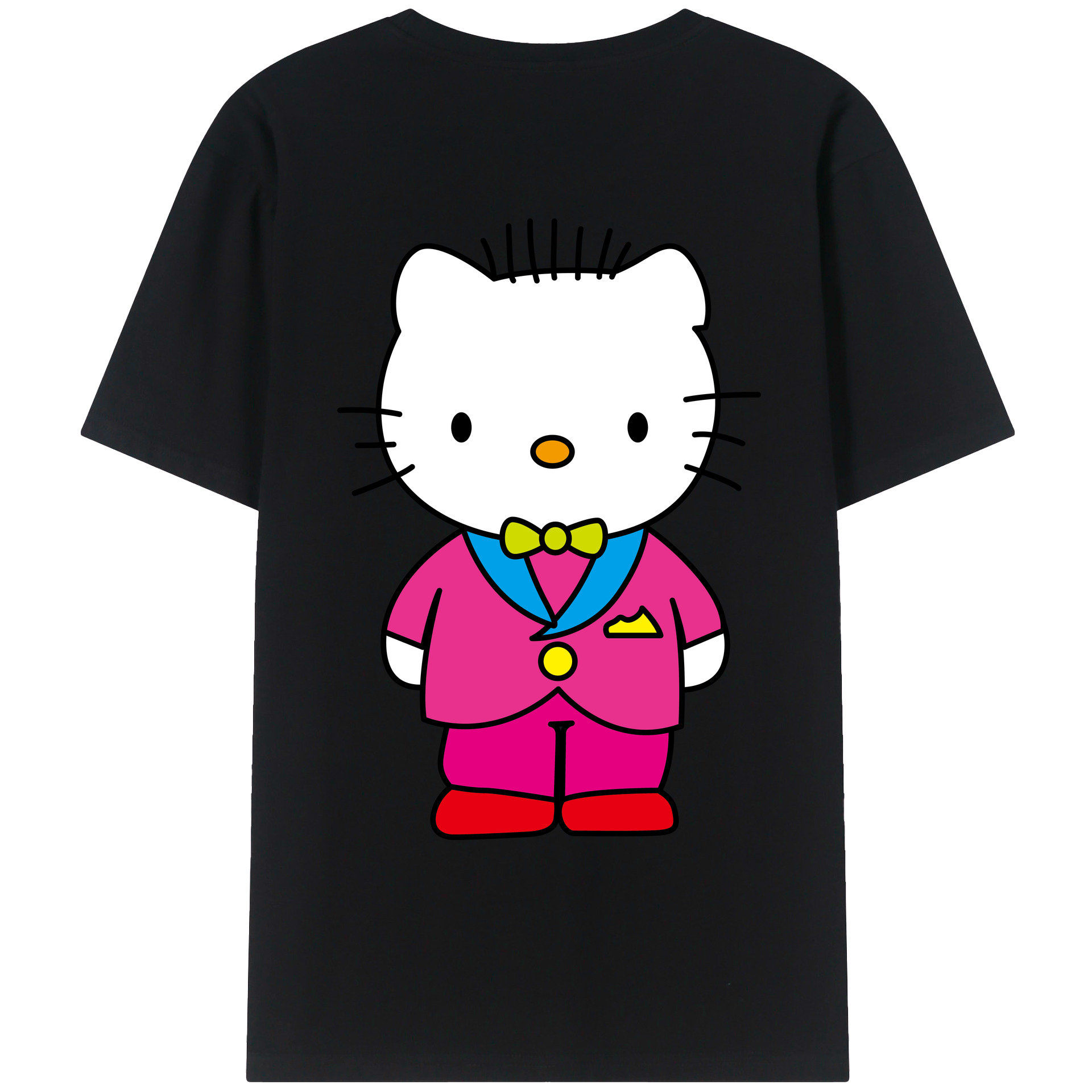 （画像用） Hello Kitty ハローキティ レディース半袖Tシャツ(バックプリント)
