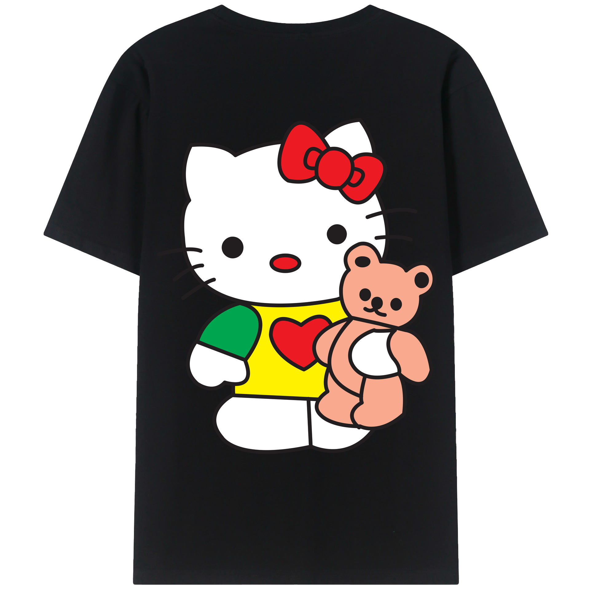 （画像用） Hello Kitty ハローキティ レディース半袖Tシャツ(バックプリント)