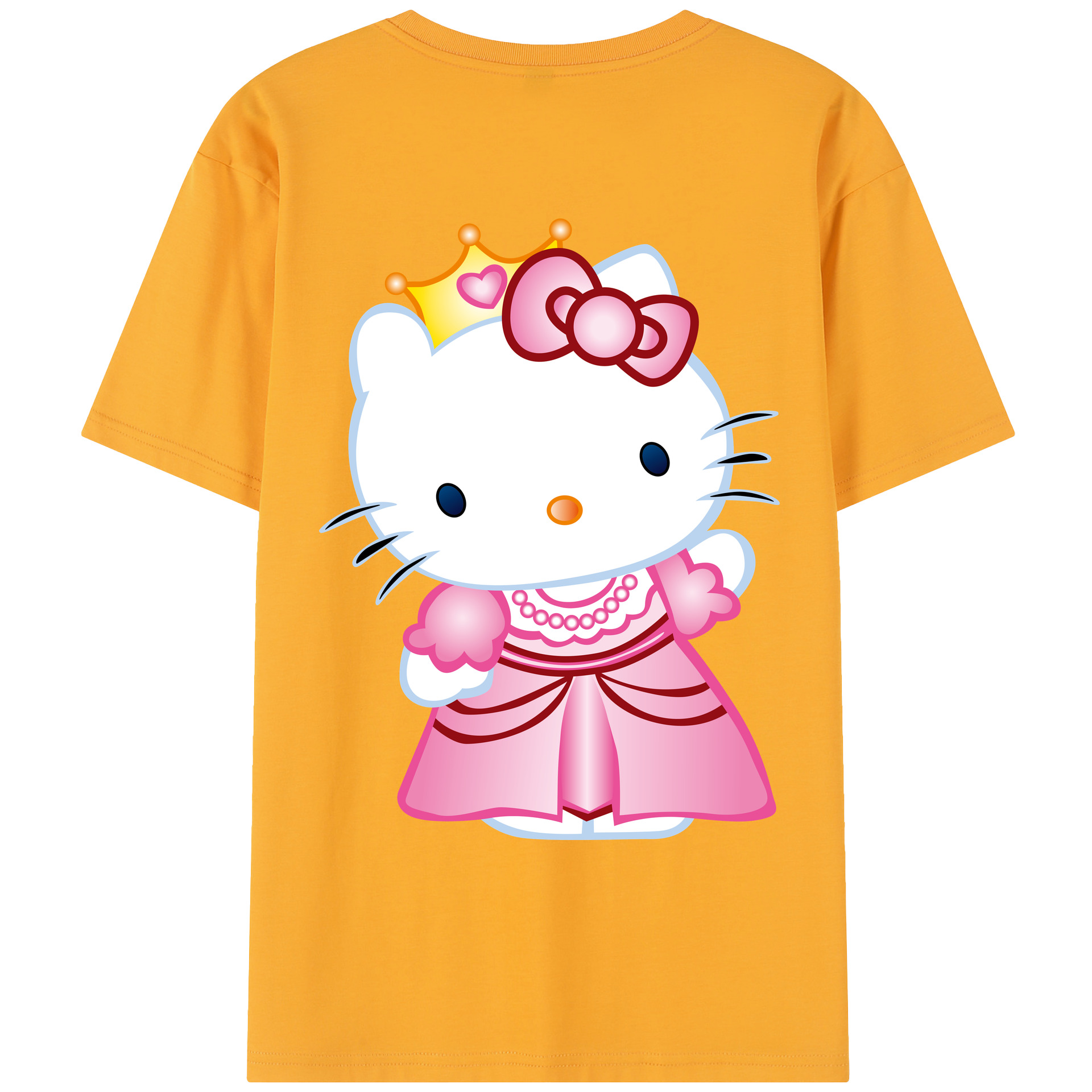 （画像用） Hello Kitty ハローキティ レディース半袖Tシャツ(バックプリント)