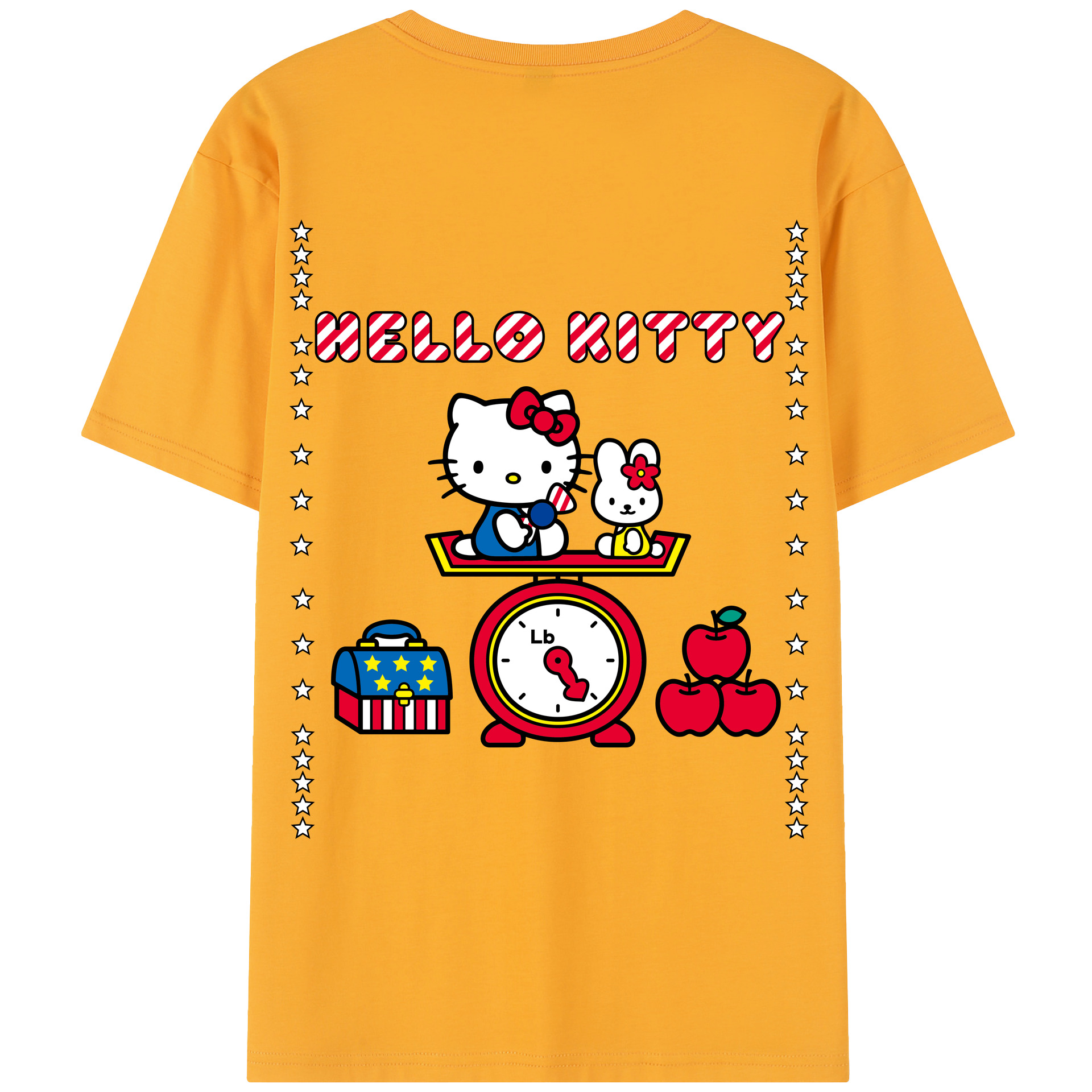 （画像用） Hello Kitty ハローキティ レディース半袖Tシャツ(バックプリント)