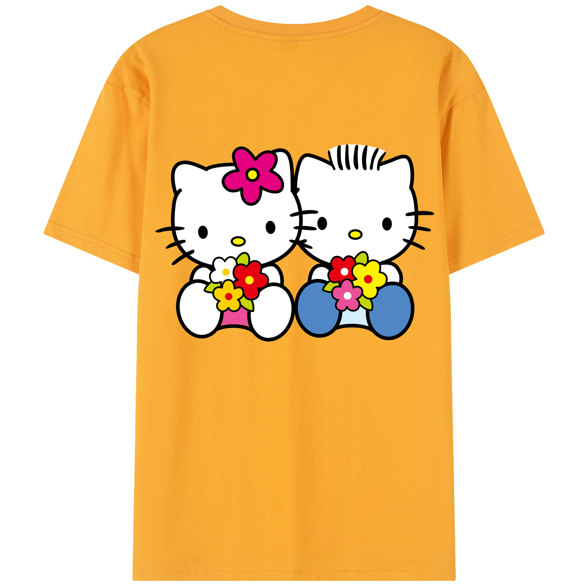 （画像用） Hello Kitty ハローキティ レディース半袖Tシャツ(バックプリント)