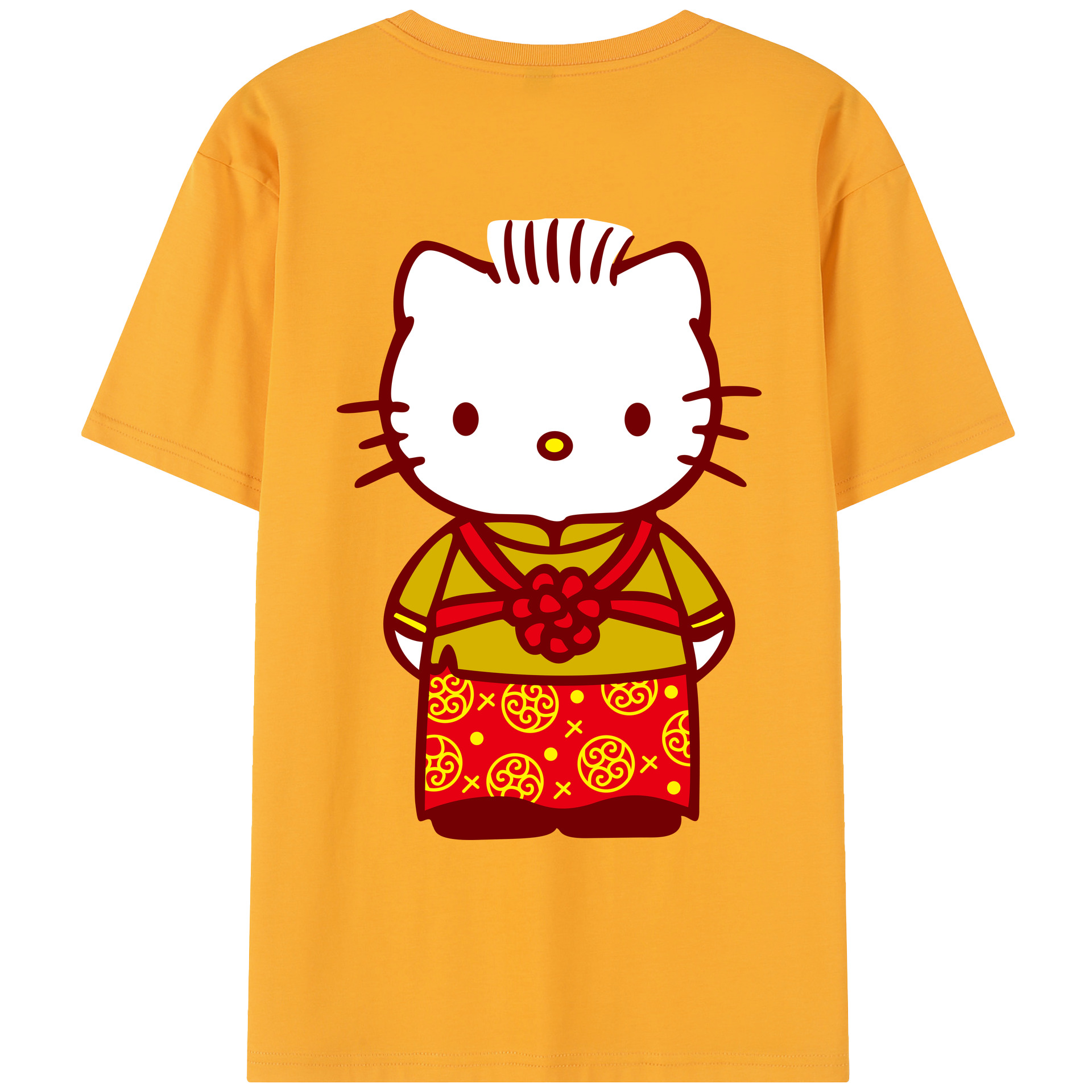 （画像用） Hello Kitty ハローキティ レディース半袖Tシャツ(バックプリント)