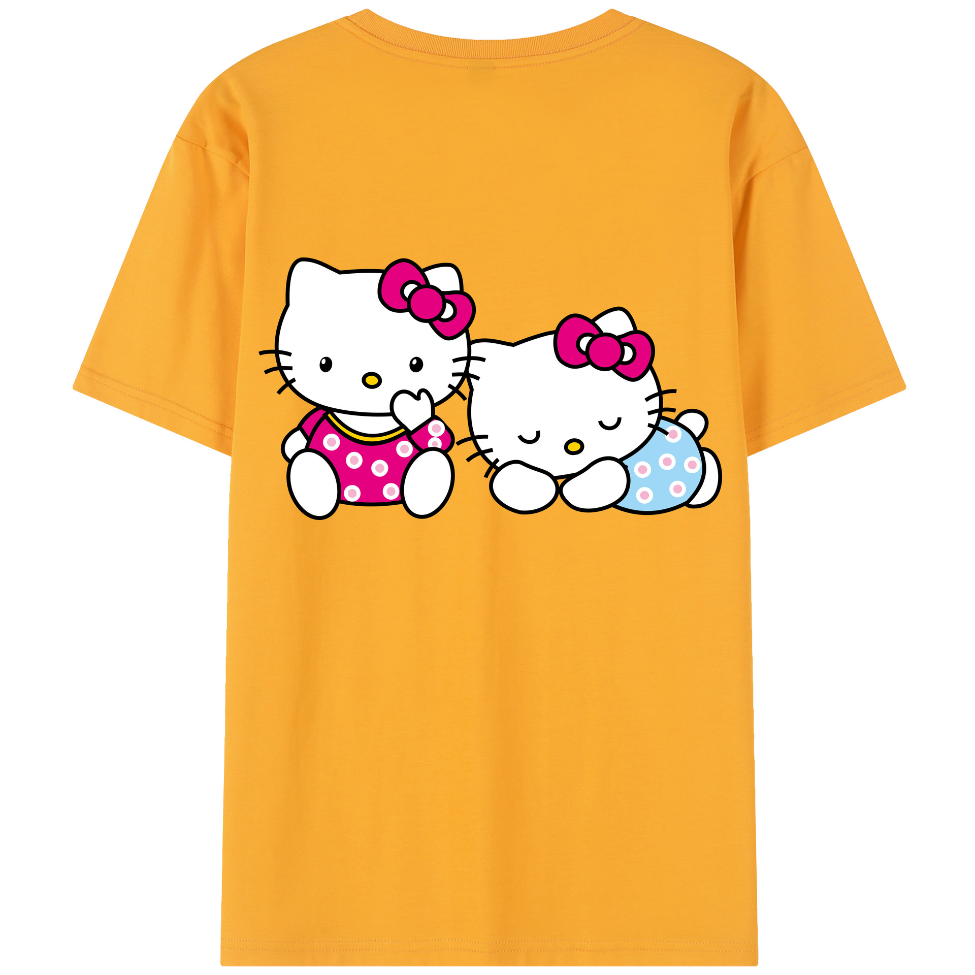 （画像用） Hello Kitty ハローキティ レディース半袖Tシャツ(バックプリント)