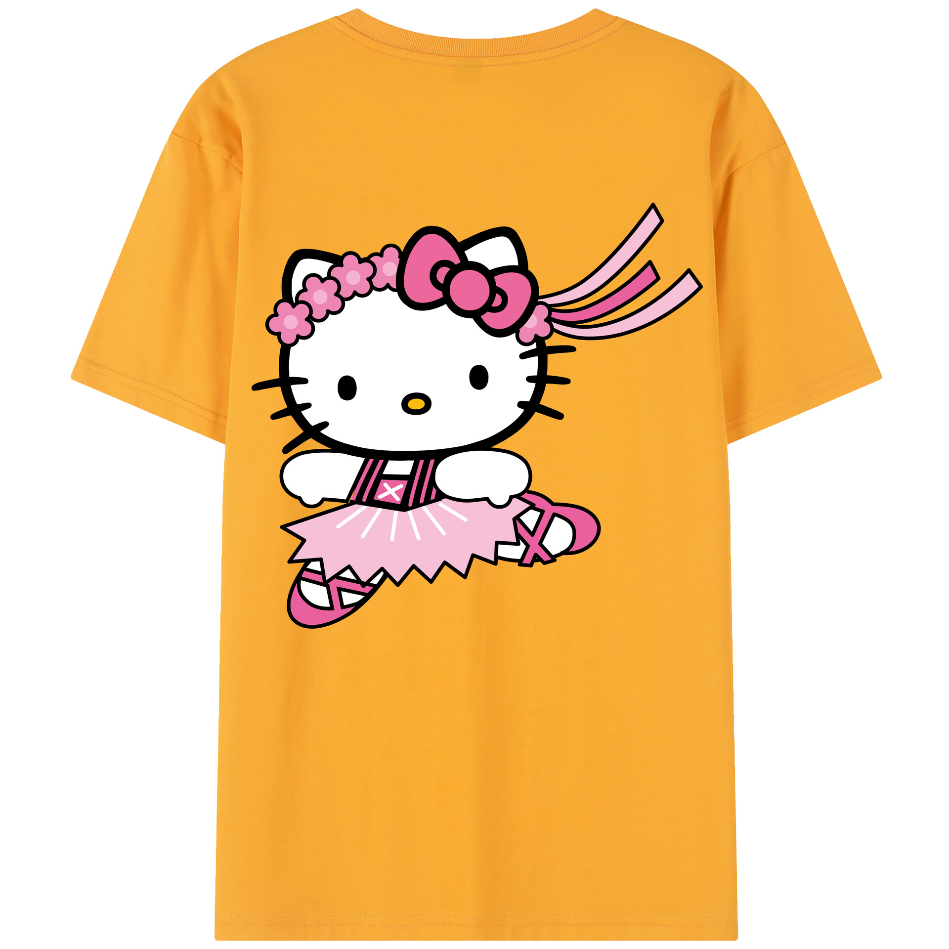 （画像用） Hello Kitty ハローキティ レディース半袖Tシャツ(バックプリント)