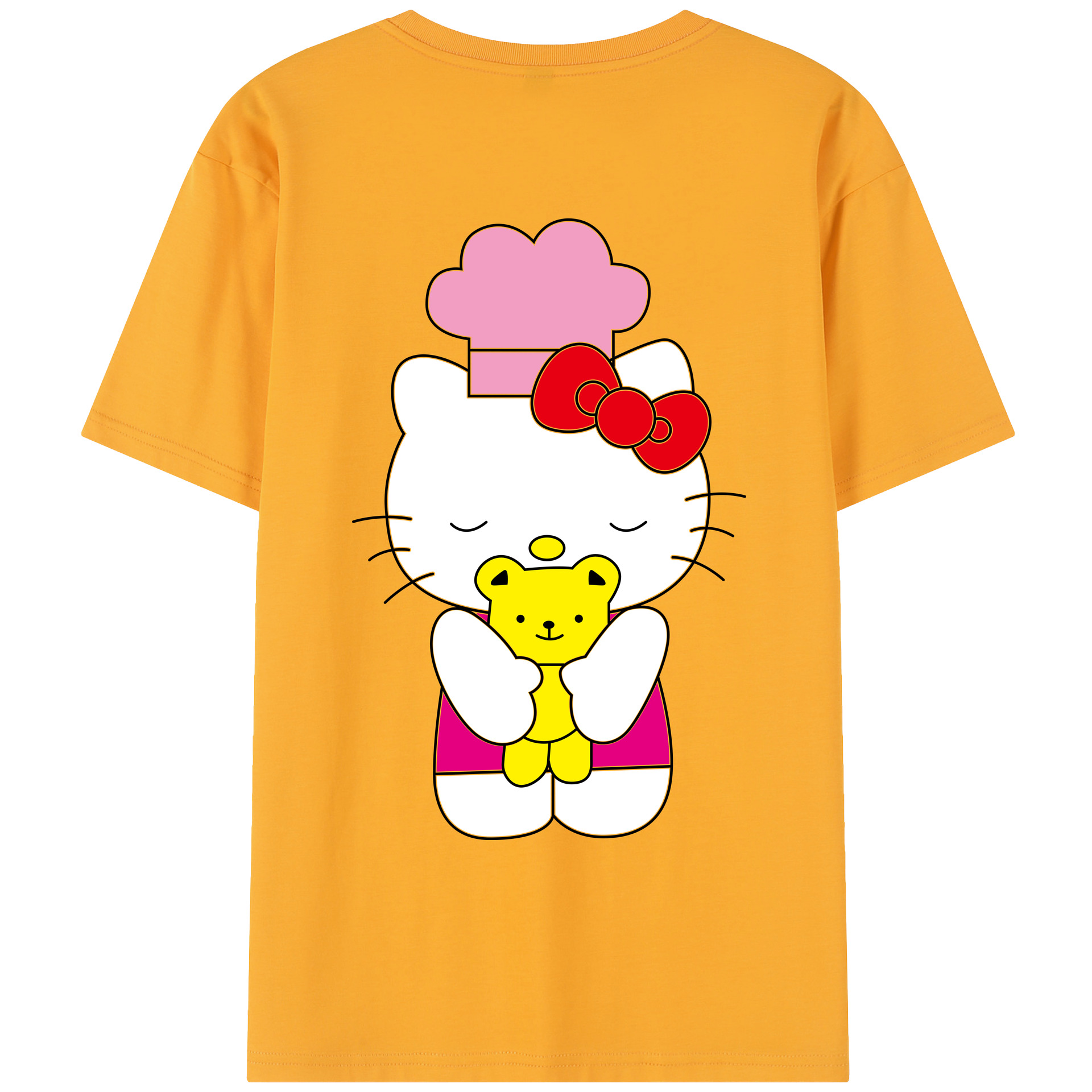 （画像用） Hello Kitty ハローキティ レディース半袖Tシャツ(バックプリント)