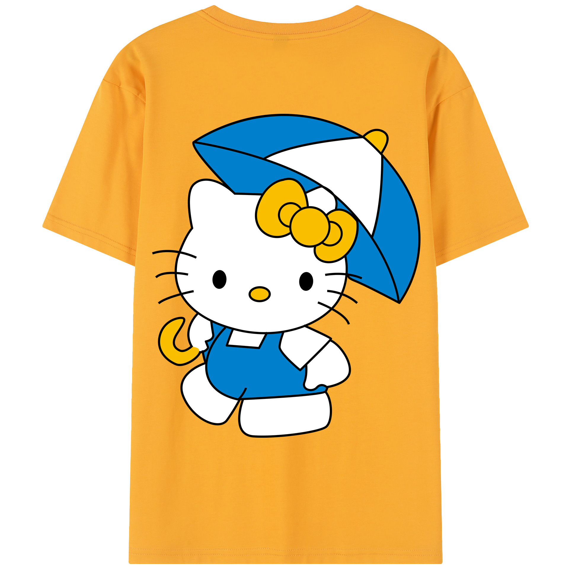 （画像用） Hello Kitty ハローキティ レディース半袖Tシャツ(バックプリント)