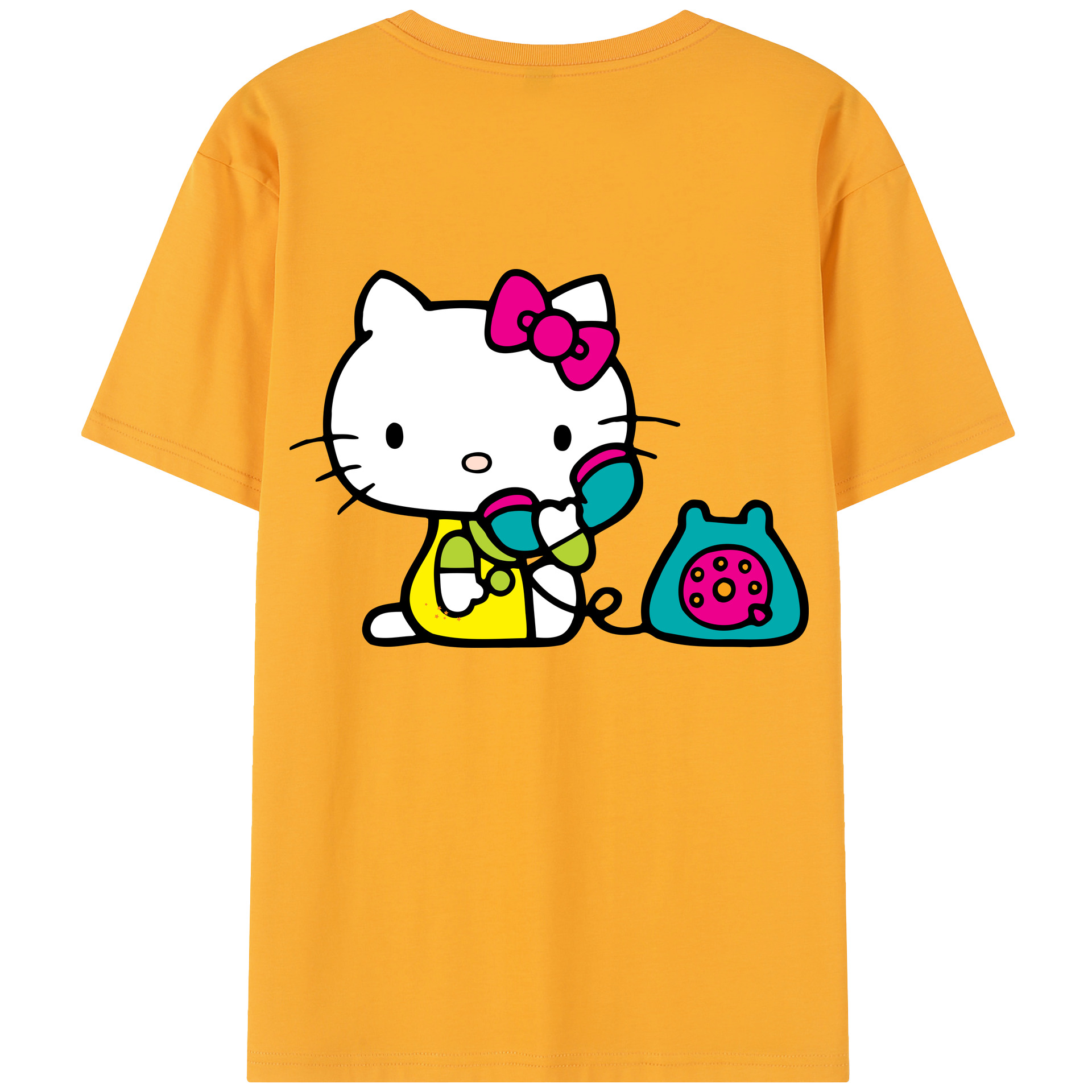 （画像用） Hello Kitty ハローキティ レディース半袖Tシャツ(バックプリント)