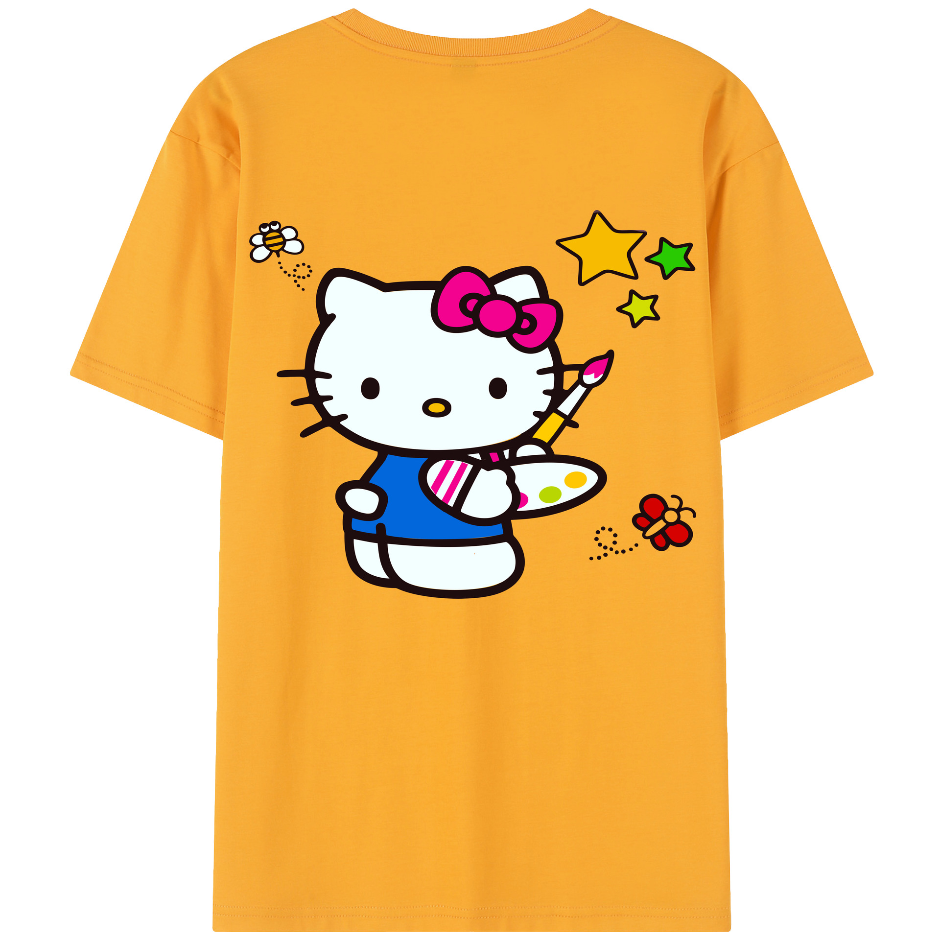 （画像用） Hello Kitty ハローキティ レディース半袖Tシャツ(バックプリント)