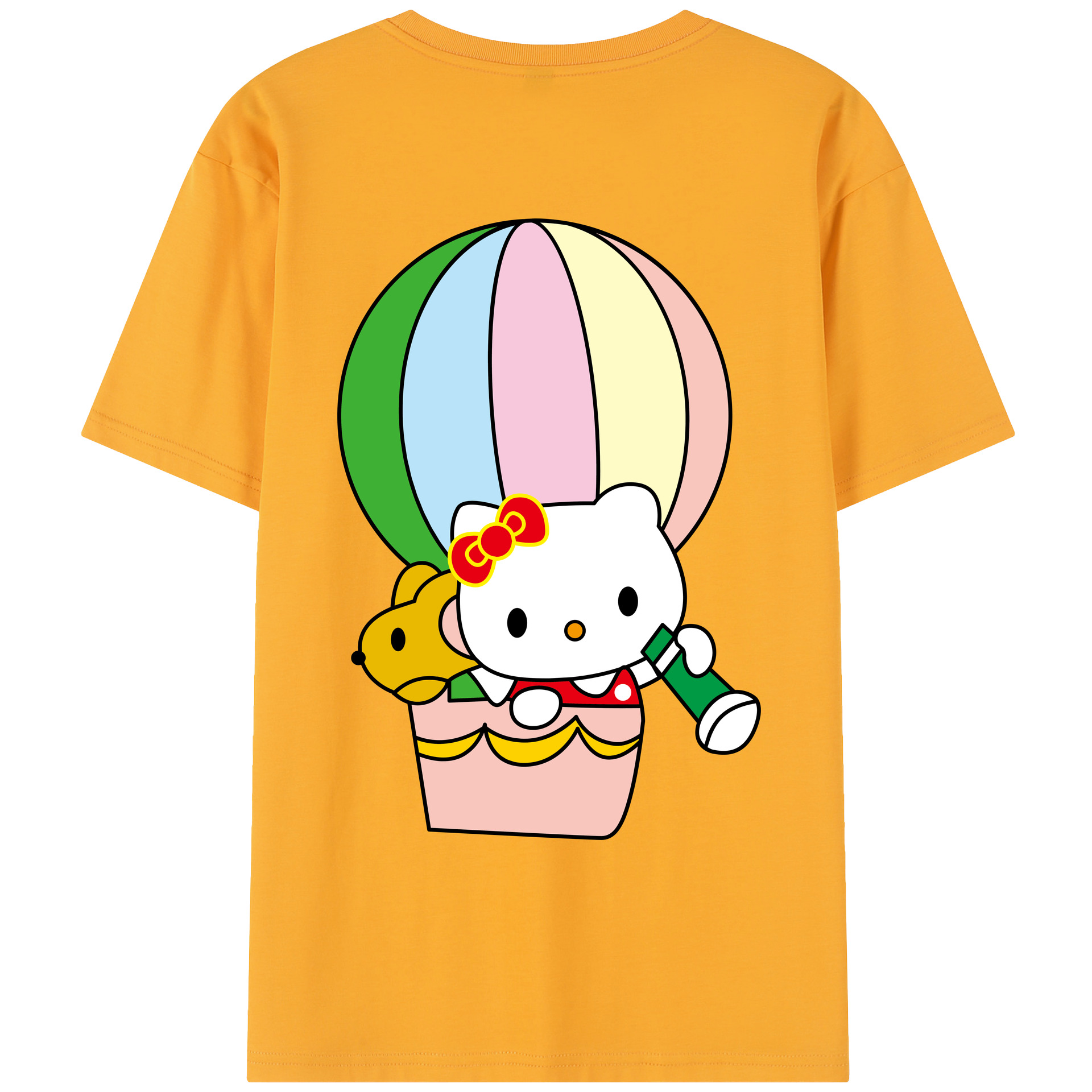 （画像用） Hello Kitty ハローキティ レディース半袖Tシャツ(バックプリント)