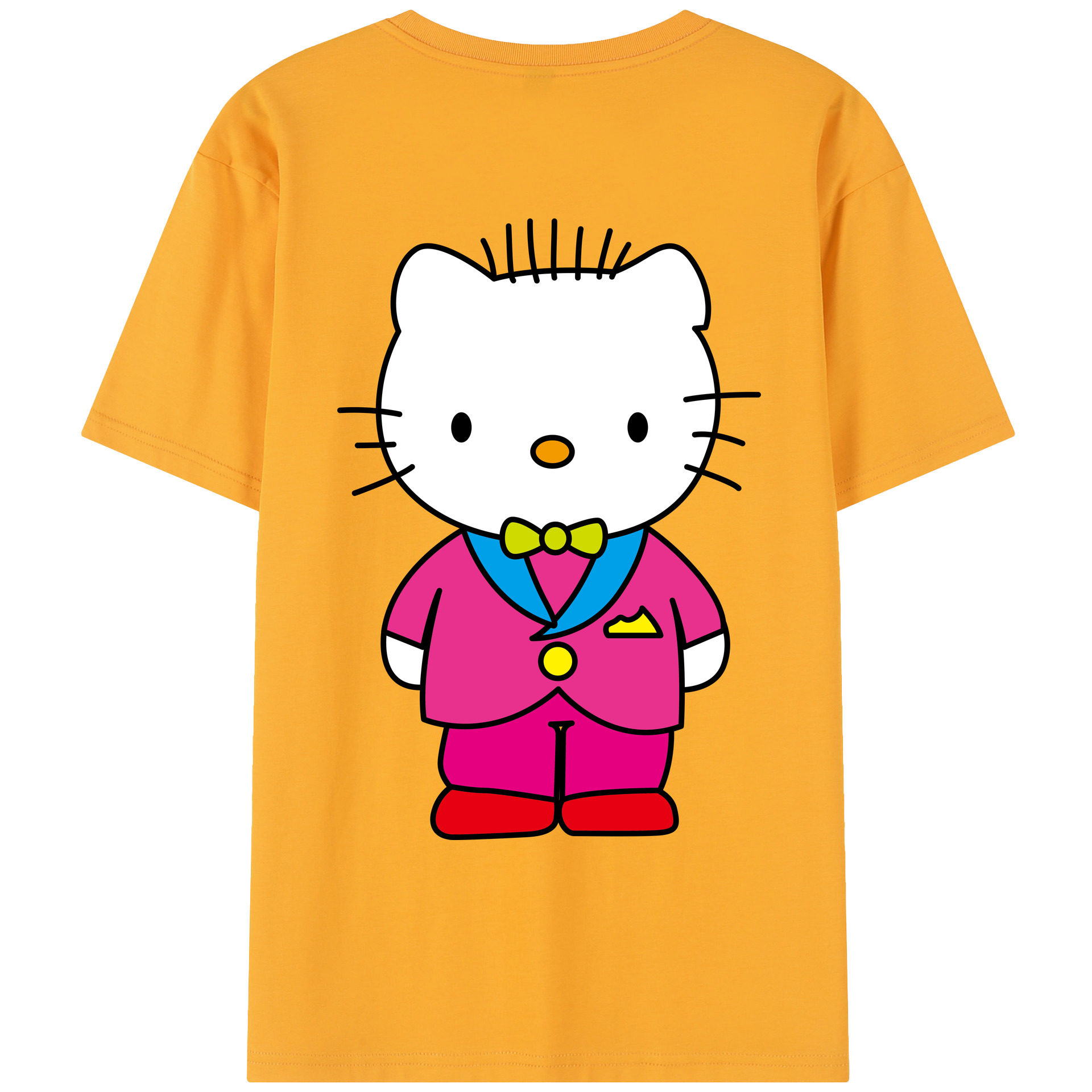 （画像用） Hello Kitty ハローキティ レディース半袖Tシャツ(バックプリント)