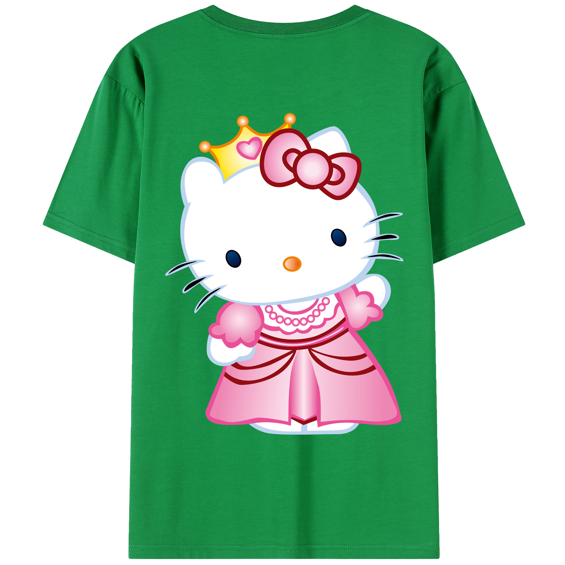 （画像用） Hello Kitty ハローキティ レディース半袖Tシャツ(バックプリント)