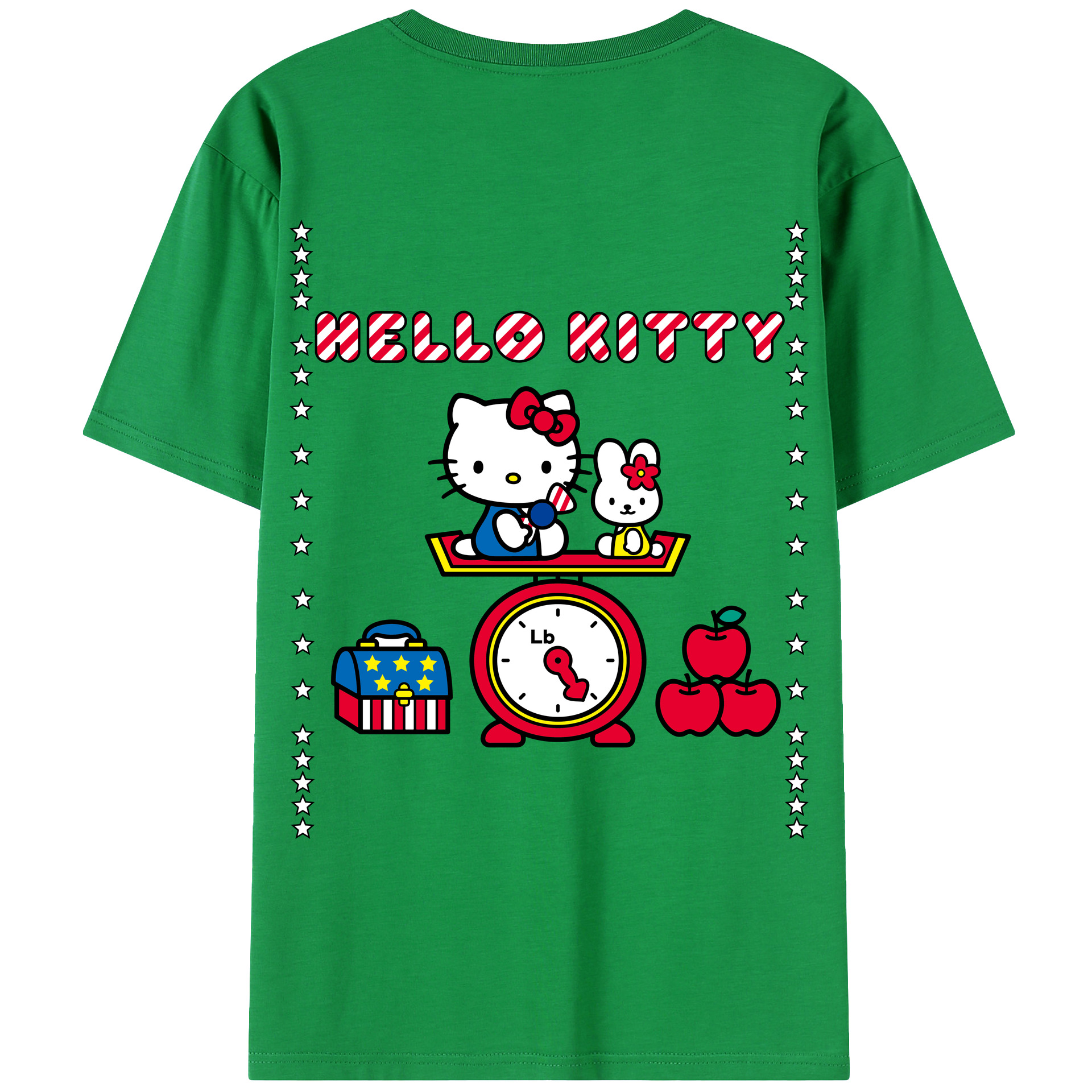 （画像用） Hello Kitty ハローキティ レディース半袖Tシャツ(バックプリント)