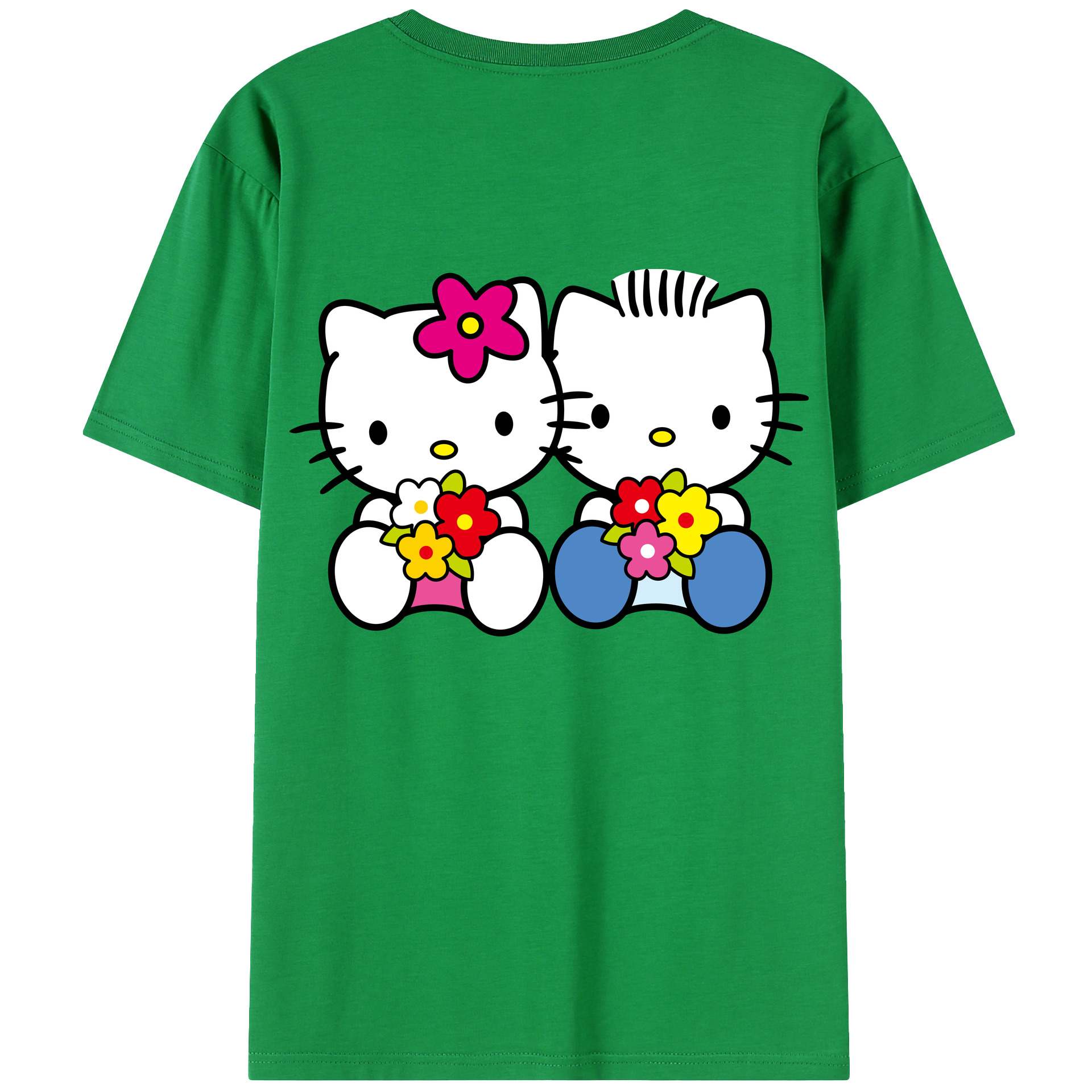 （画像用） Hello Kitty ハローキティ レディース半袖Tシャツ(バックプリント)