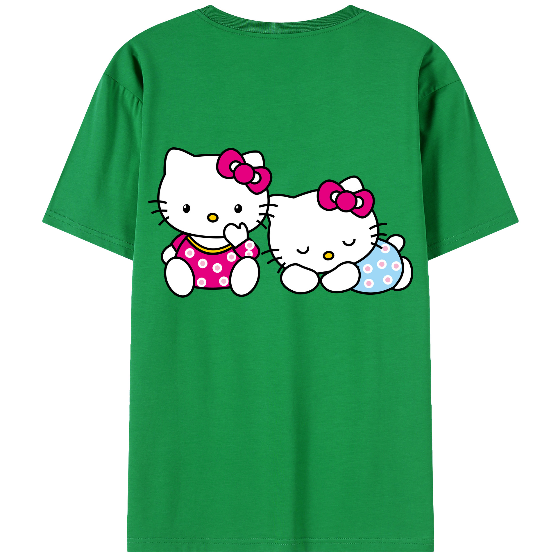 （画像用） Hello Kitty ハローキティ レディース半袖Tシャツ(バックプリント)