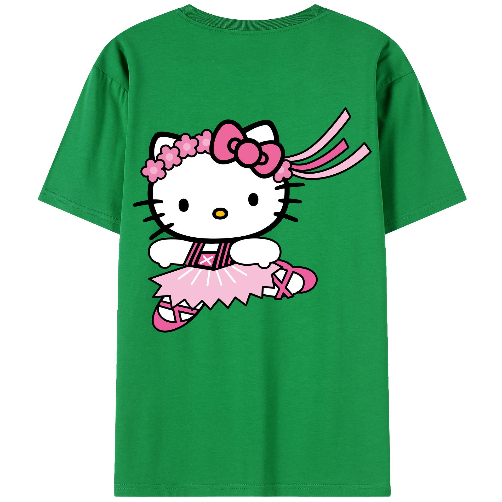 （画像用） Hello Kitty ハローキティ レディース半袖Tシャツ(バックプリント)