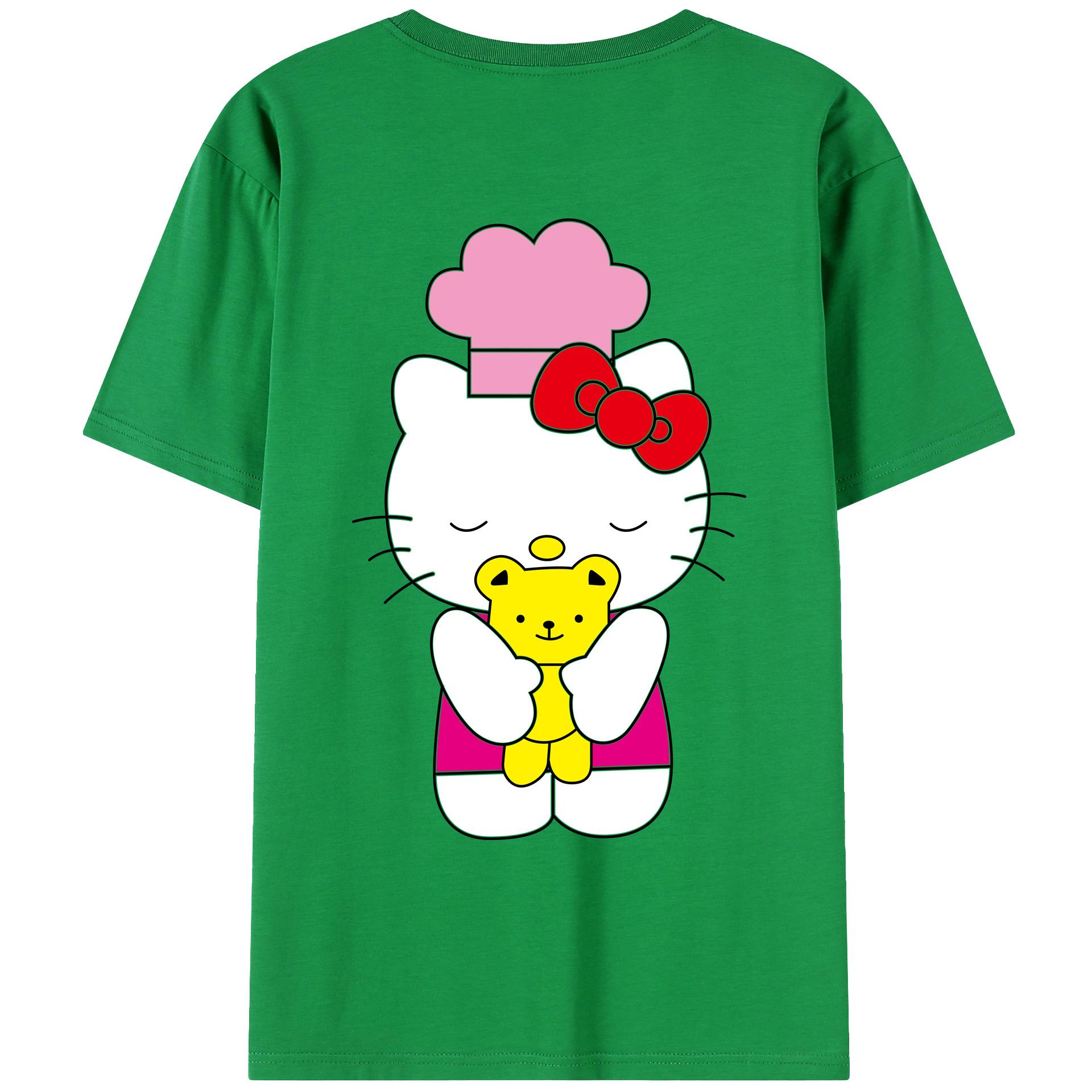 （画像用） Hello Kitty ハローキティ レディース半袖Tシャツ(バックプリント)