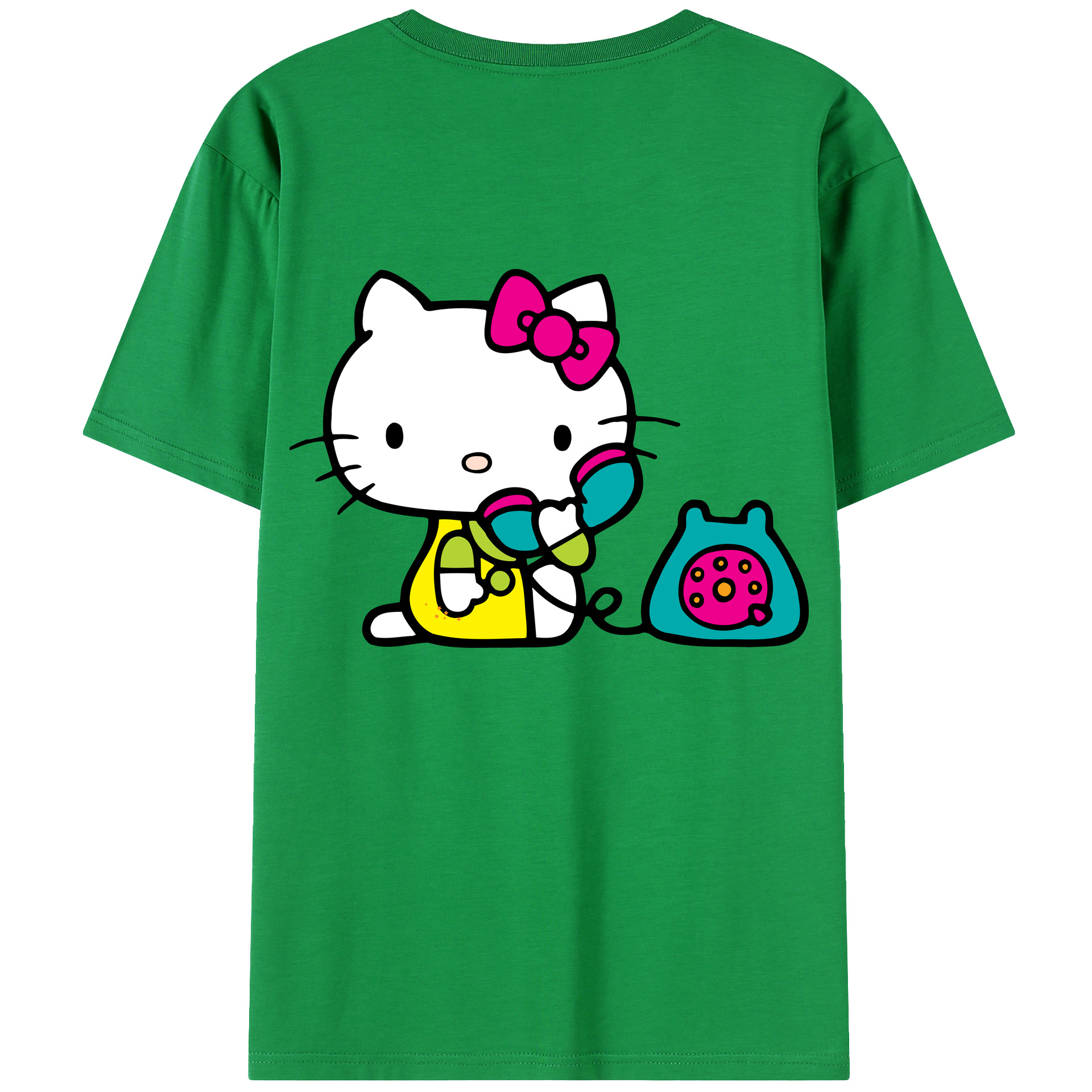 （画像用） Hello Kitty ハローキティ レディース半袖Tシャツ(バックプリント)