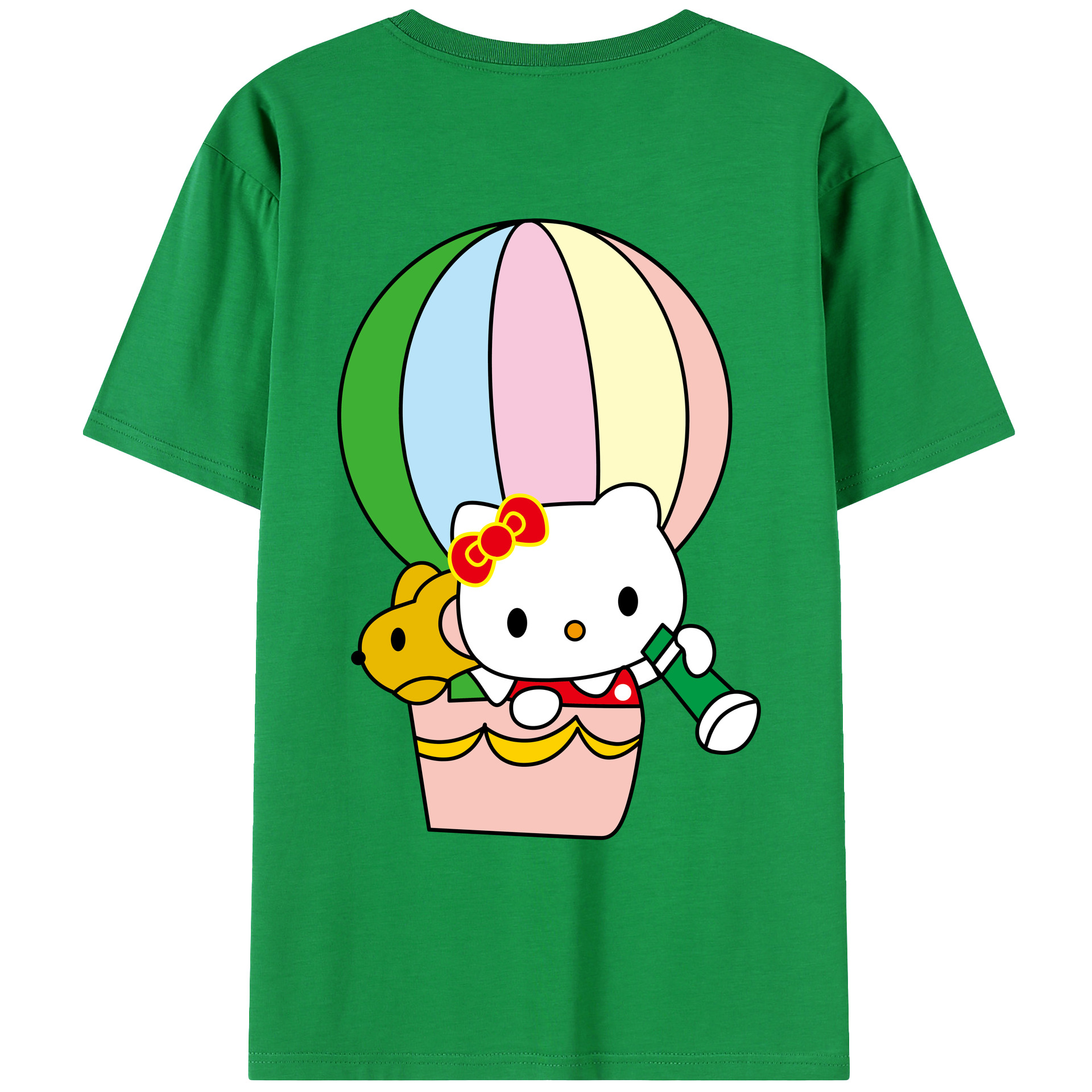 （画像用） Hello Kitty ハローキティ レディース半袖Tシャツ(バックプリント)
