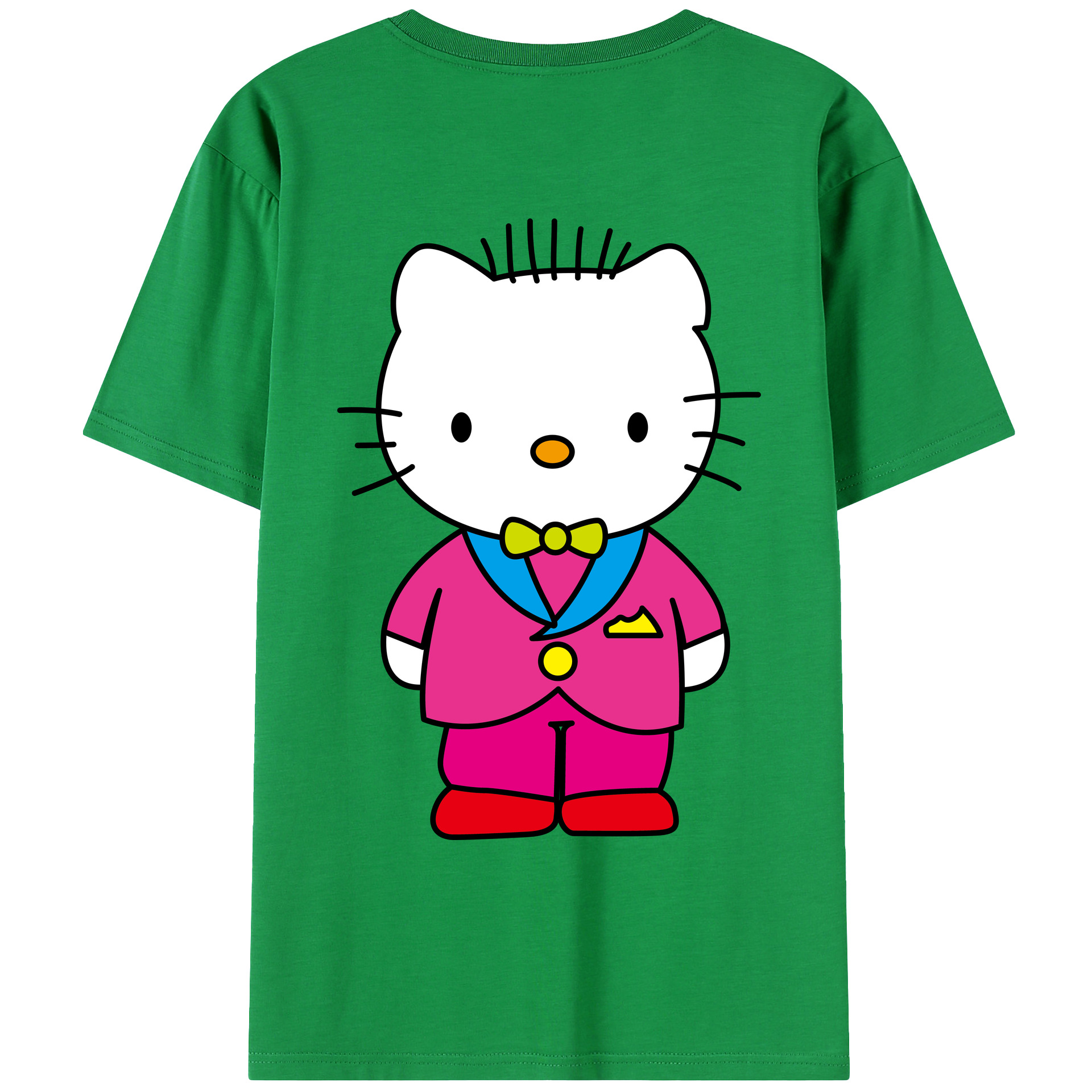 （画像用） Hello Kitty ハローキティ レディース半袖Tシャツ(バックプリント)