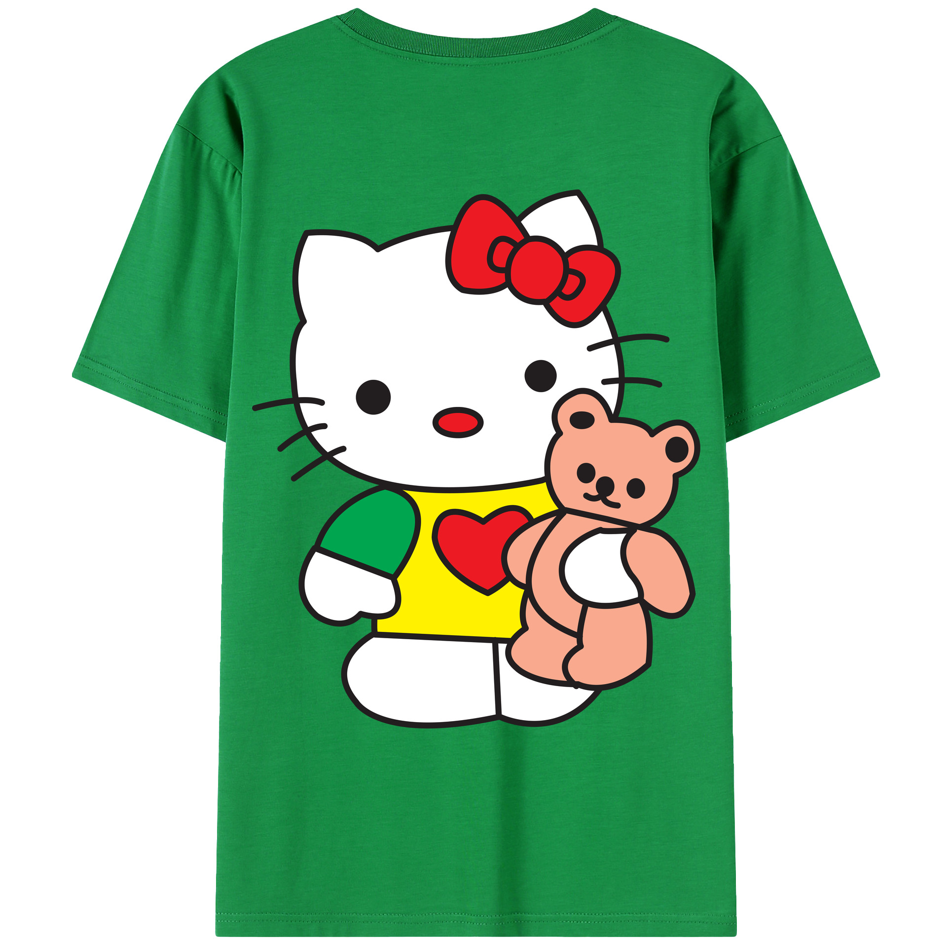 （画像用） Hello Kitty ハローキティ レディース半袖Tシャツ(バックプリント)