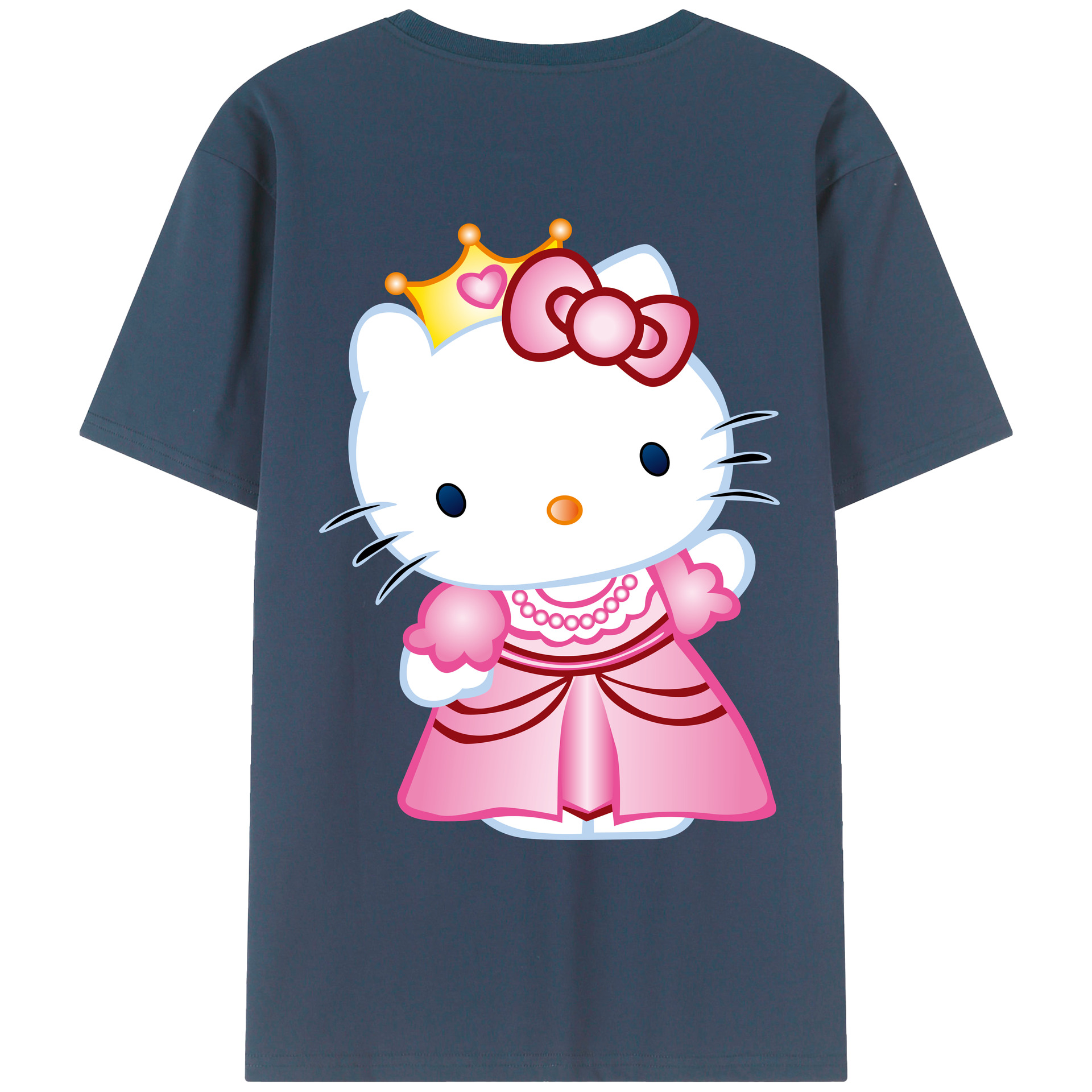 （画像用） Hello Kitty ハローキティ レディース半袖Tシャツ(バックプリント)
