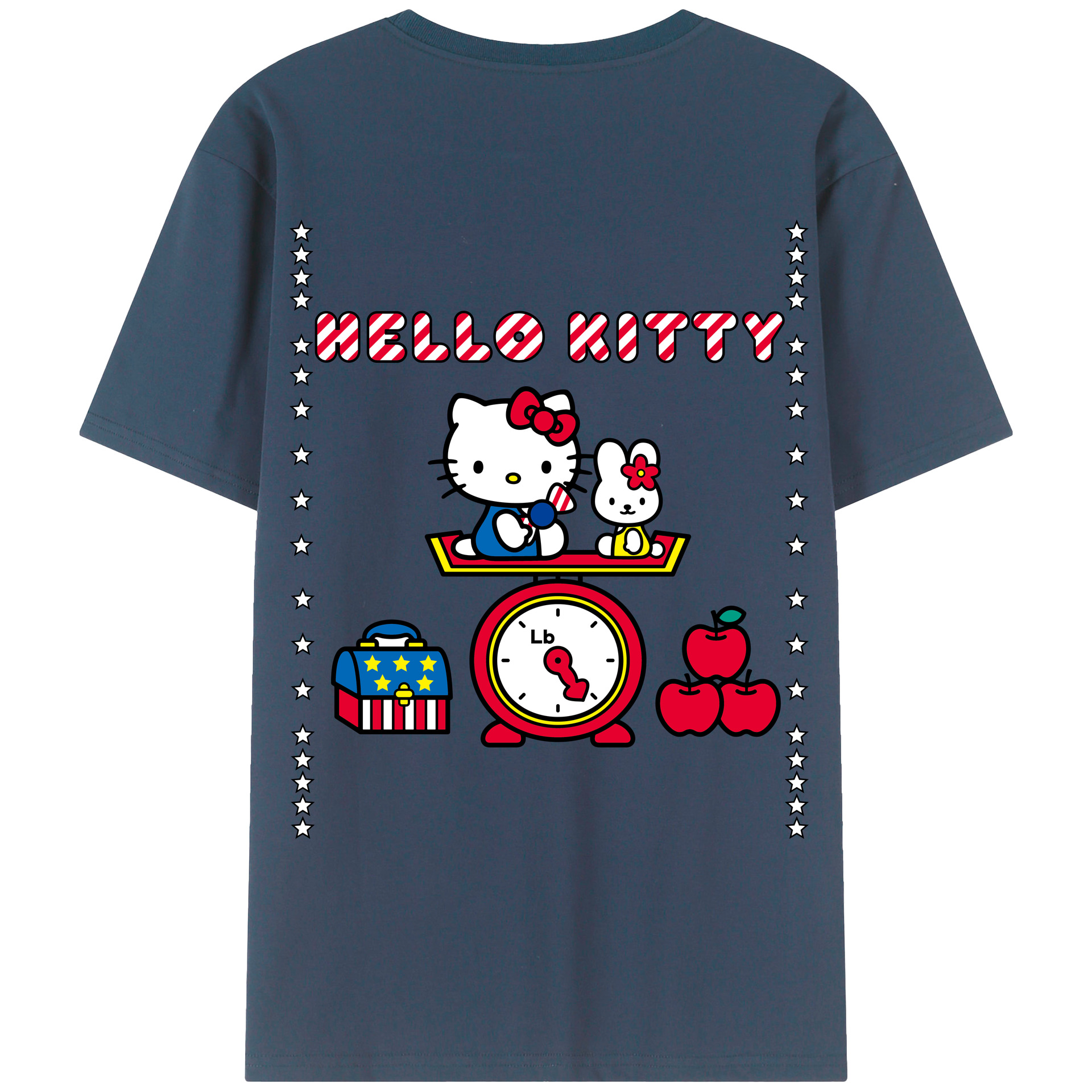（画像用） Hello Kitty ハローキティ レディース半袖Tシャツ(バックプリント)