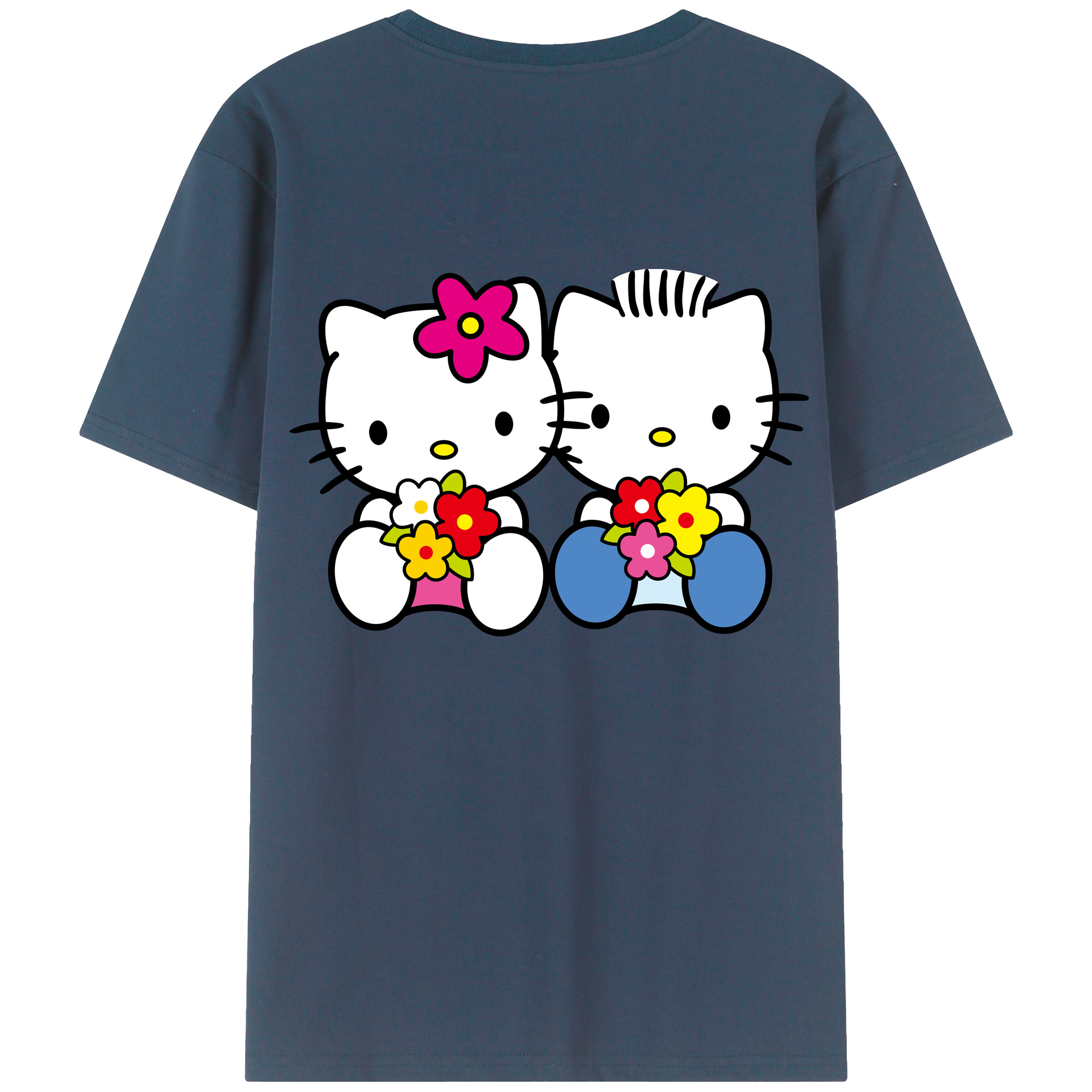 （画像用） Hello Kitty ハローキティ レディース半袖Tシャツ(バックプリント)