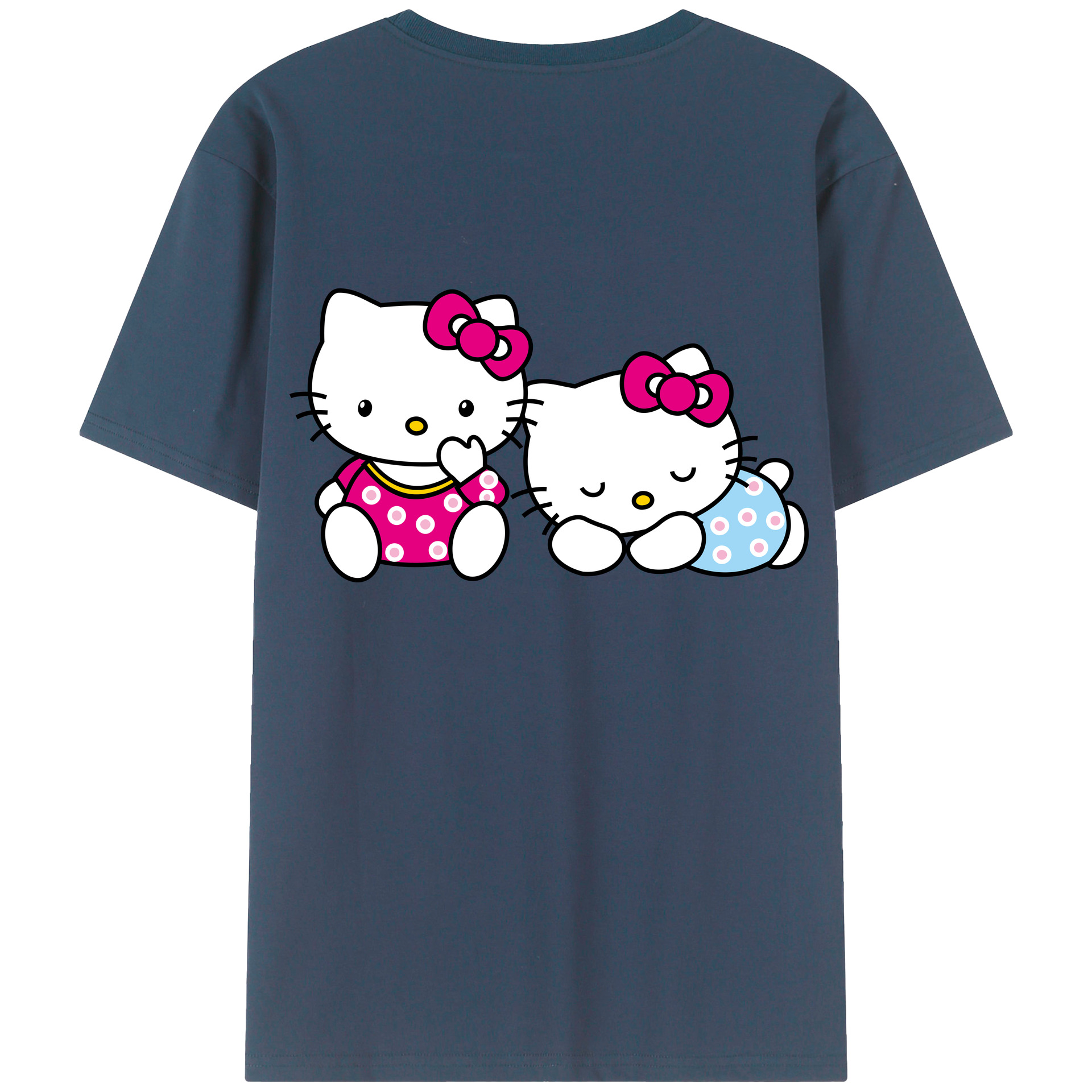 （画像用） Hello Kitty ハローキティ レディース半袖Tシャツ(バックプリント)
