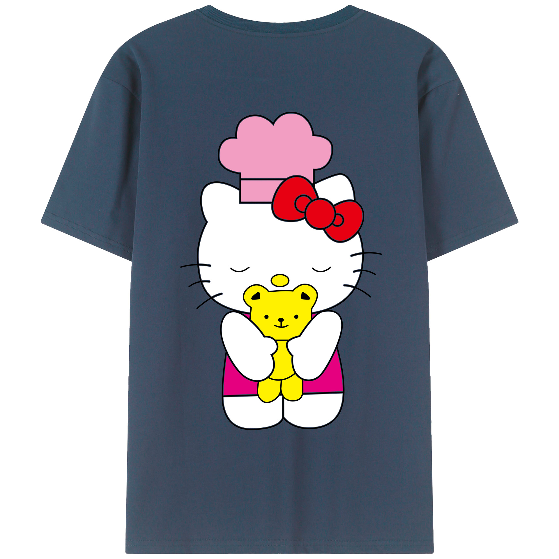 （画像用） Hello Kitty ハローキティ レディース半袖Tシャツ(バックプリント)